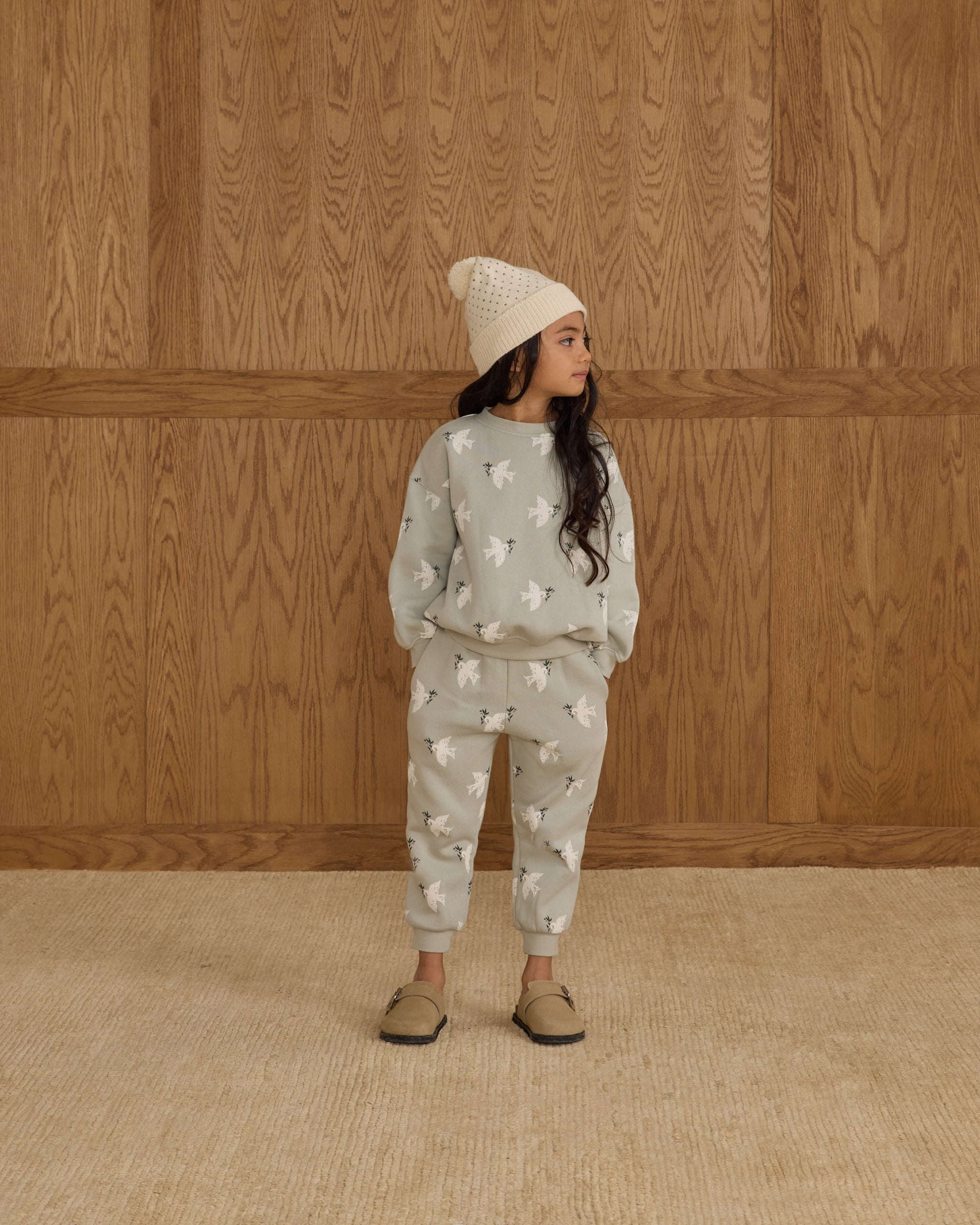 Jogger Sweatpant || Doves - Pistachio