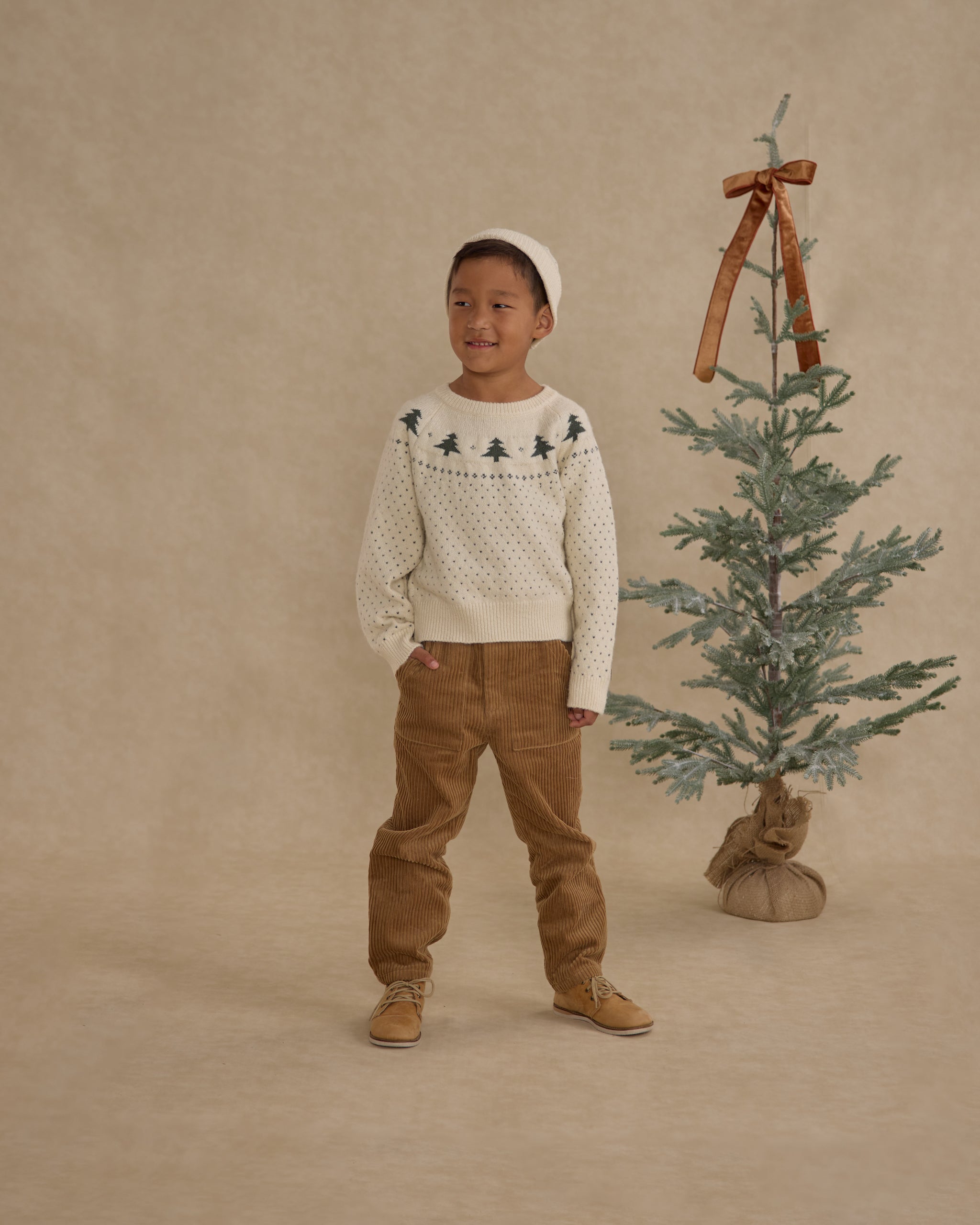 Fair Isle Sweater || Trees