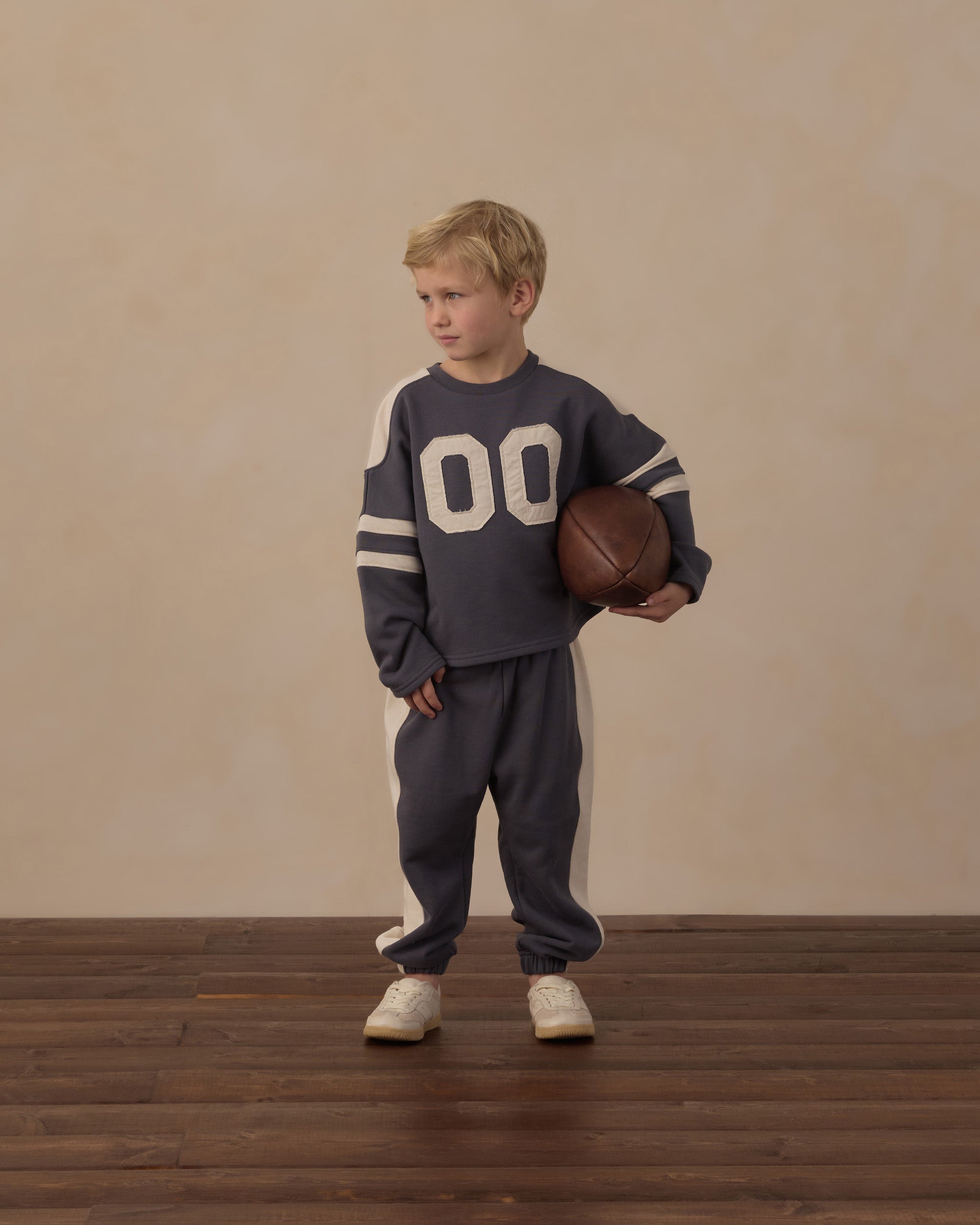Paneled Sweatpant - Midnight