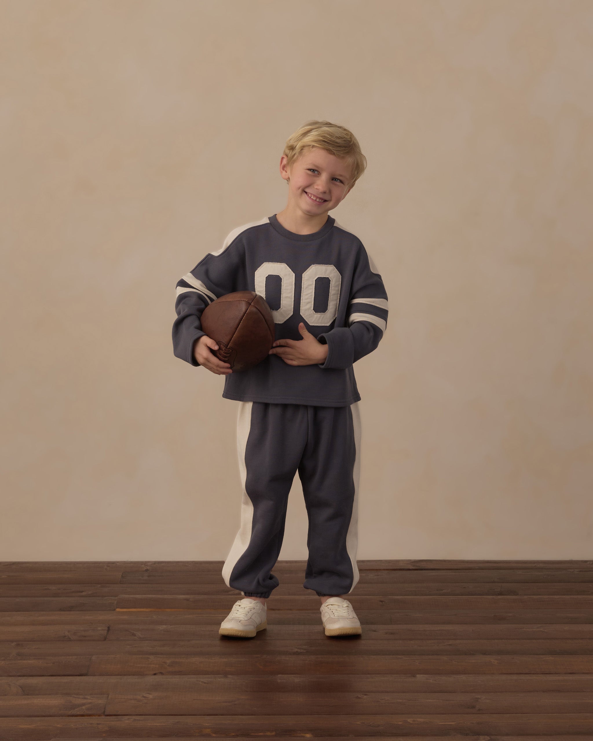 Paneled Sweatpant - Midnight