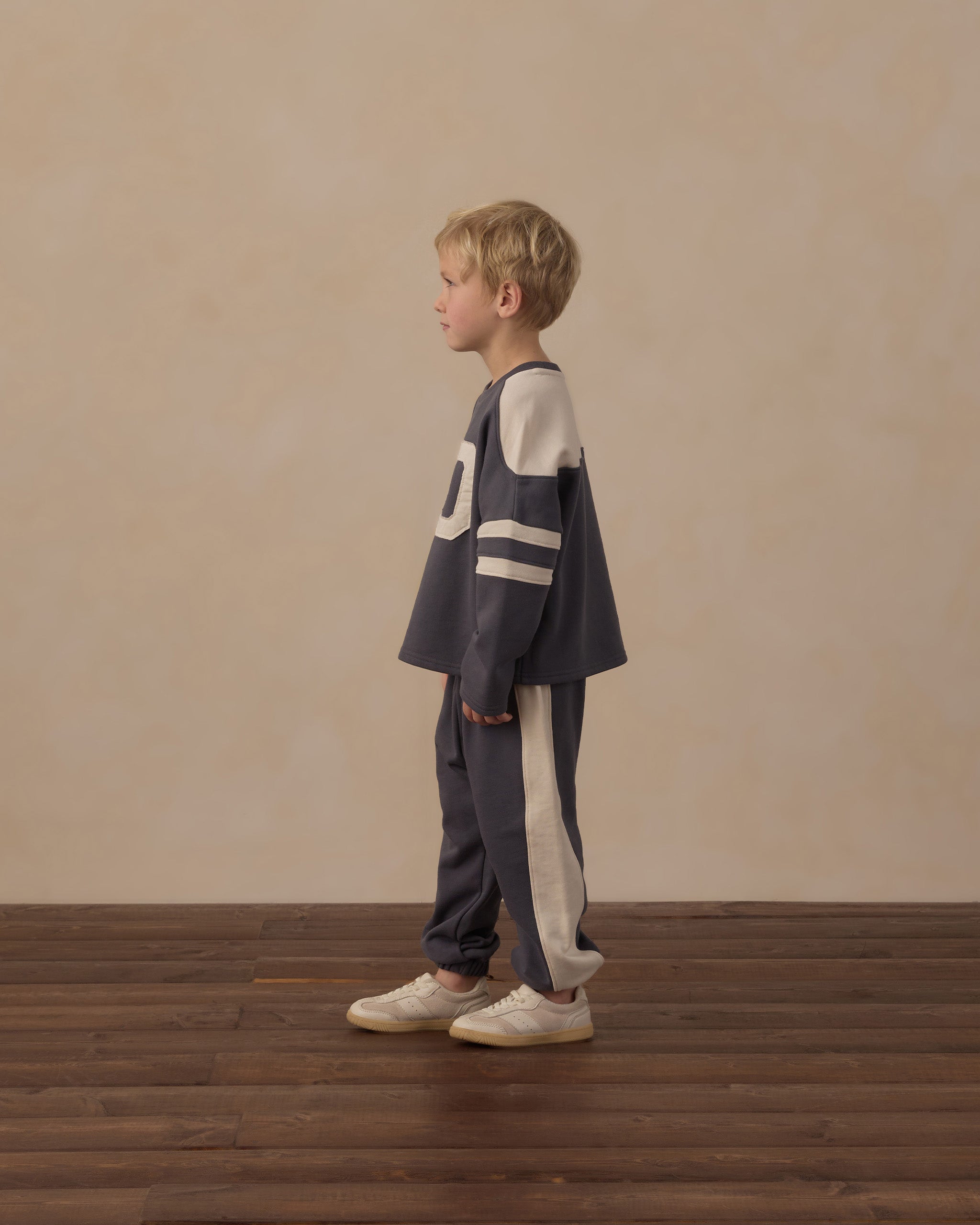 Paneled Sweatpant - Midnight