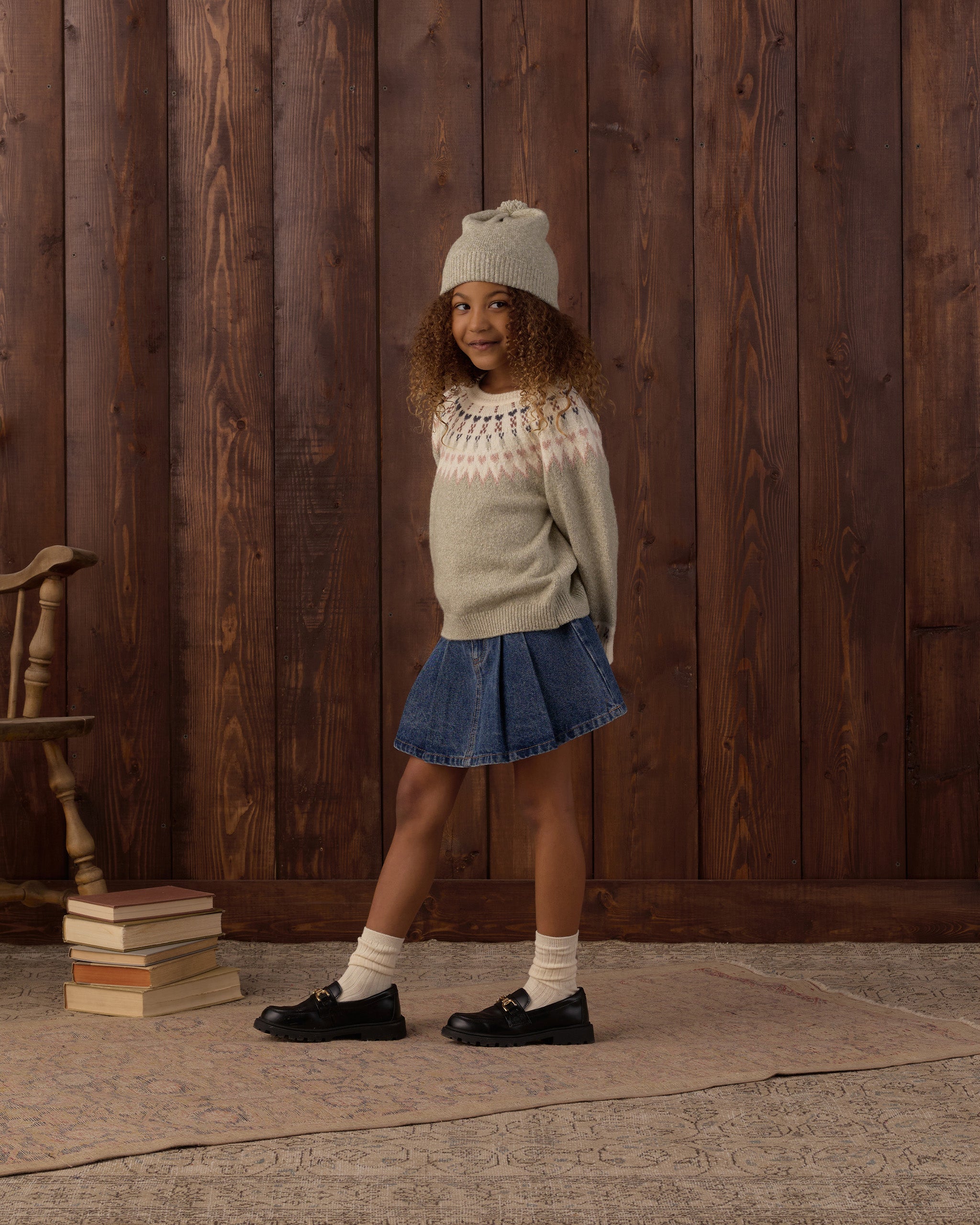 Fair Isle Sweater - Sage