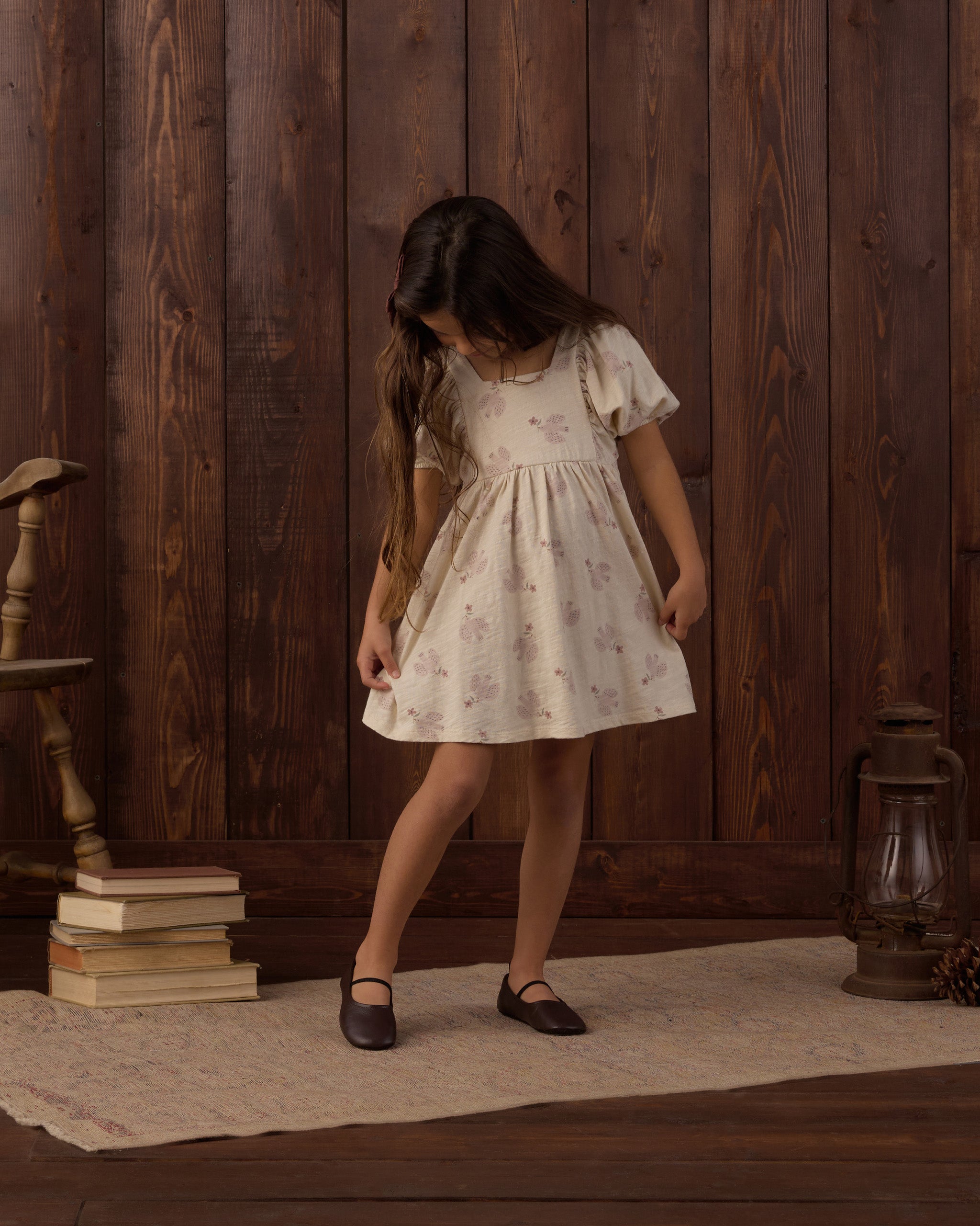Brea Dress Sparrows - Natural