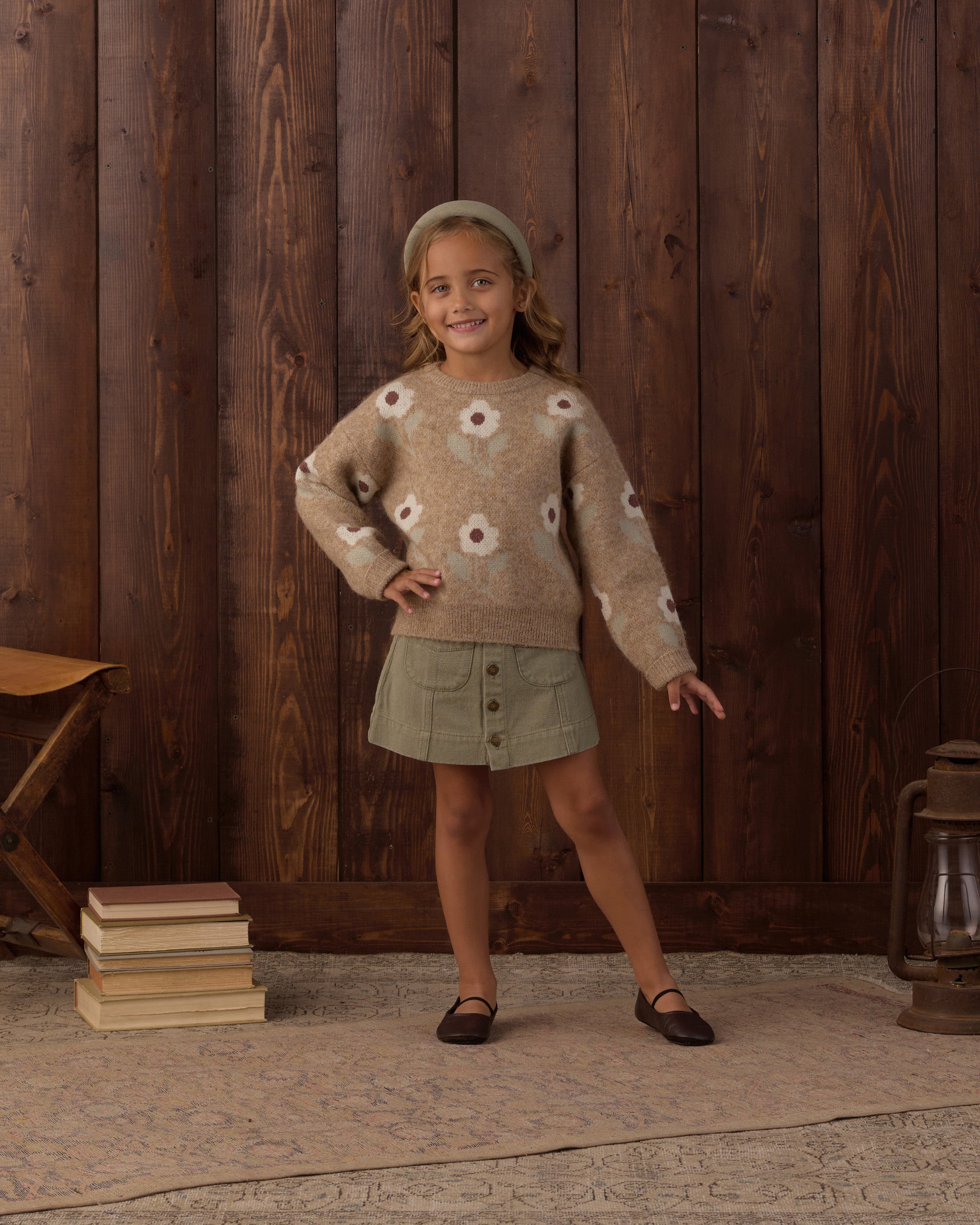 Denver Mini Skirt - Dark Sage