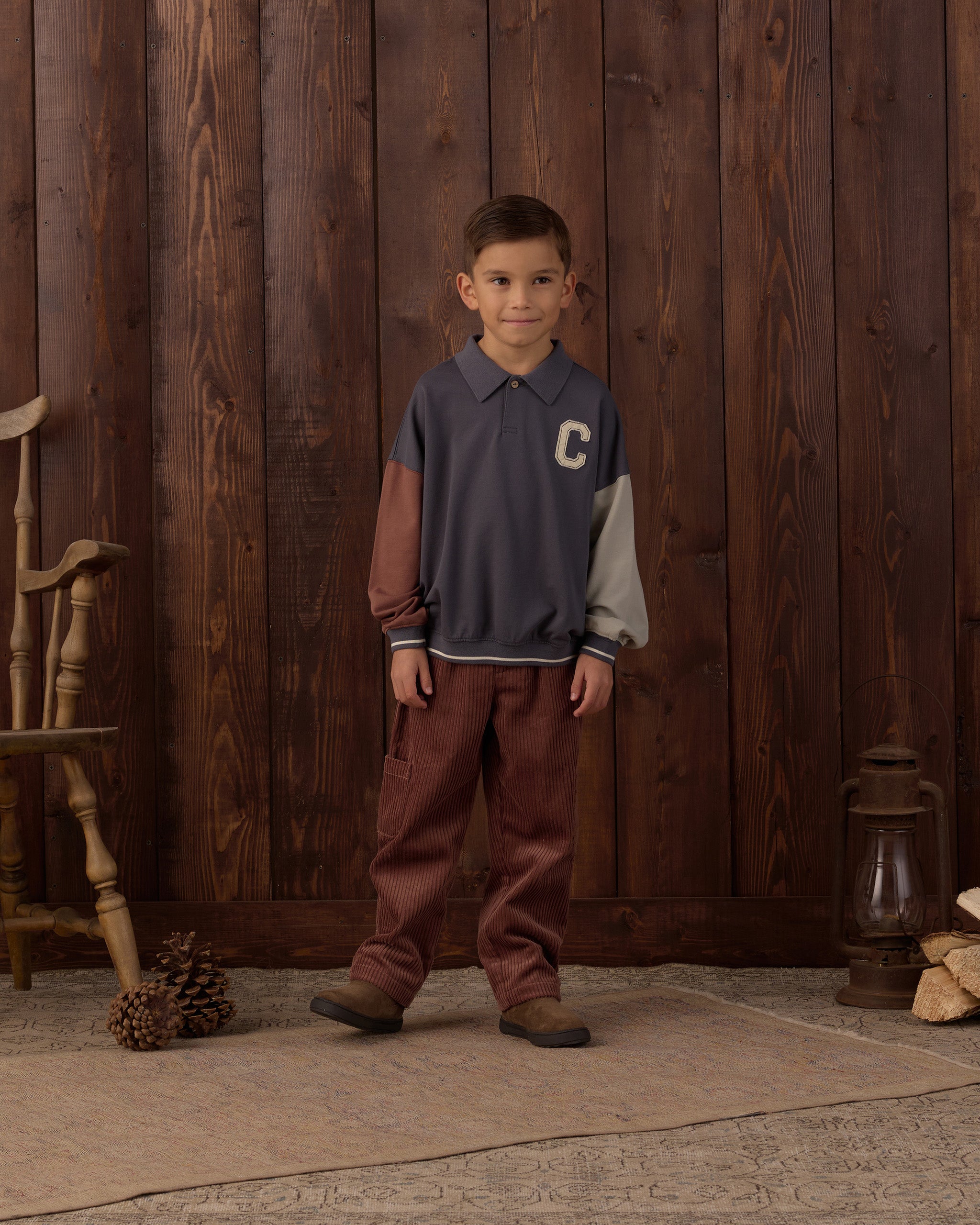 Relaxed Cargo Pant - Mulberry