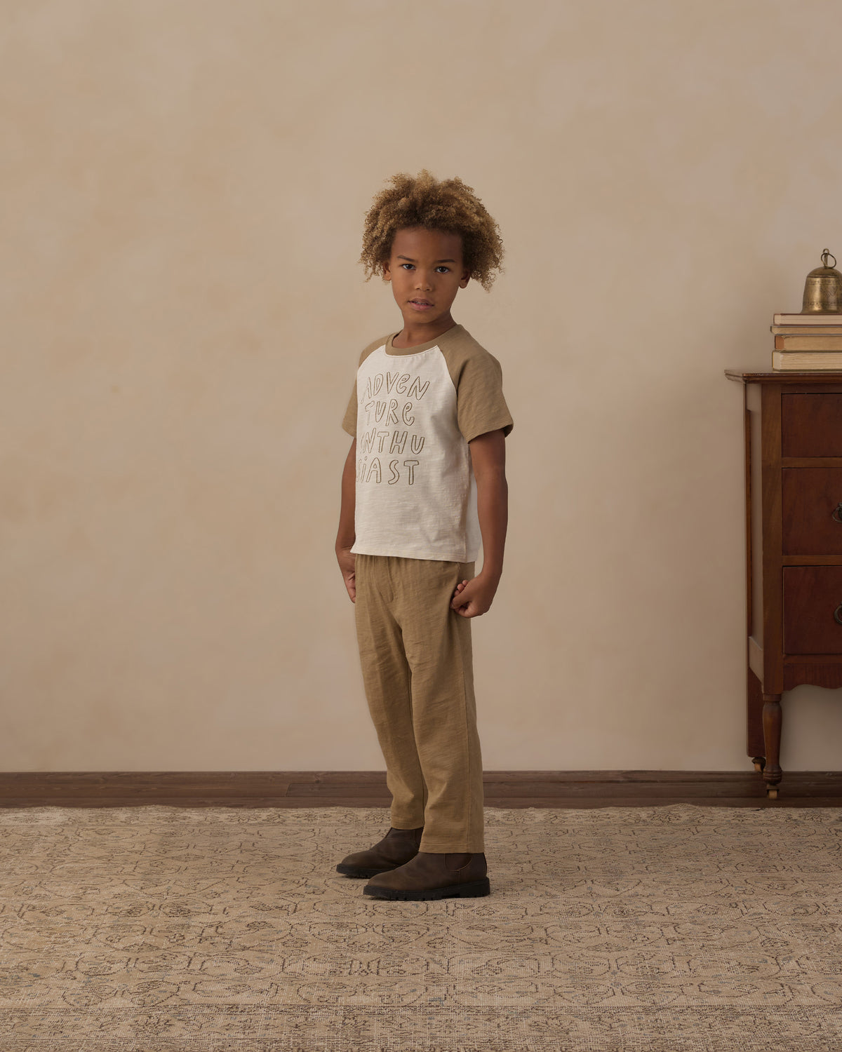 Raglan Short Sleeve Tee - Adventure Enthusiast Olive