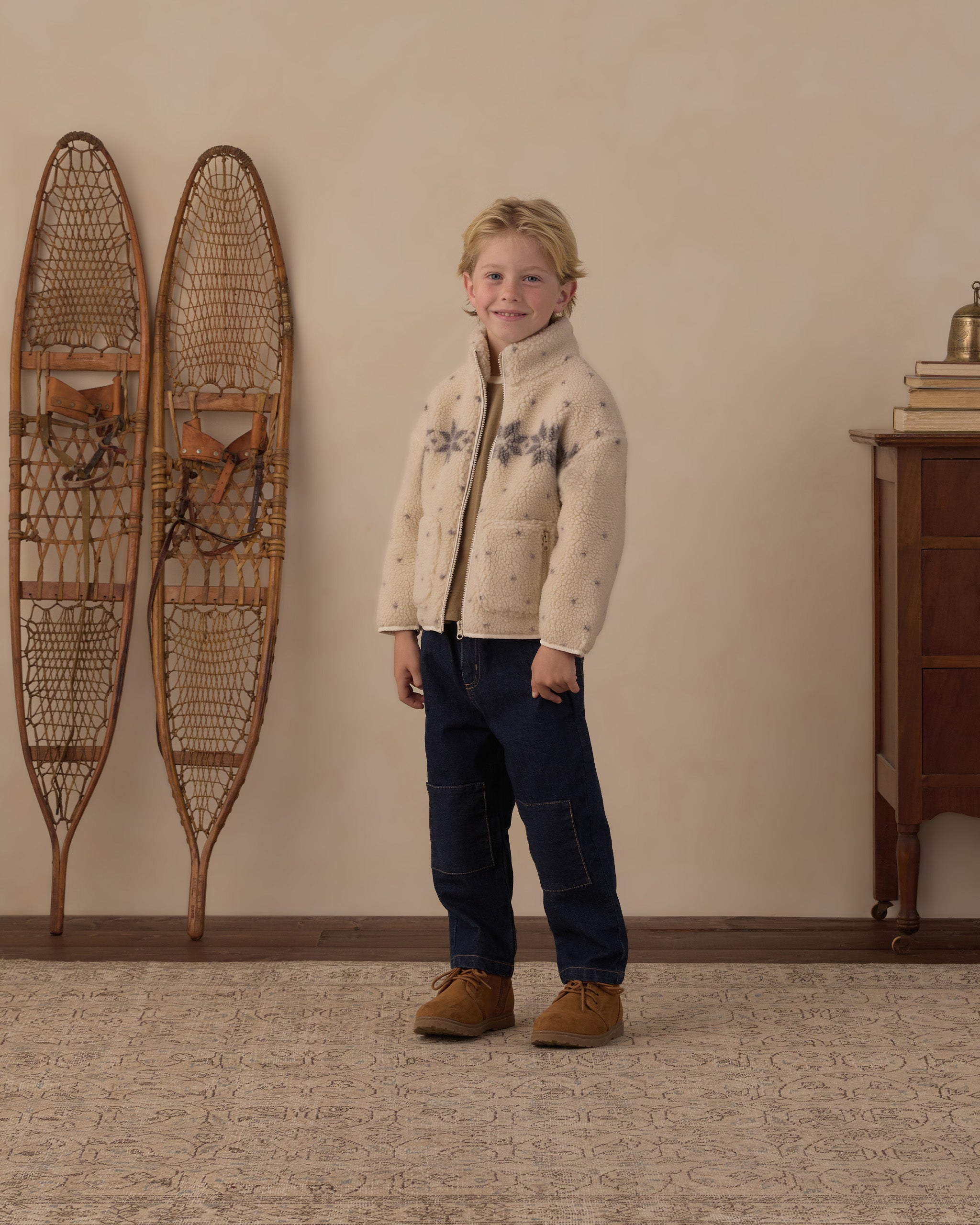 Felix Jacket - Natural Fair Isle
