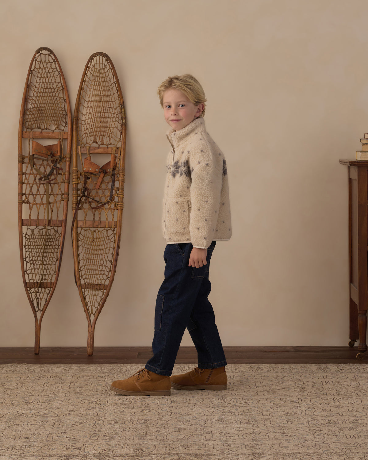 Felix Jacket - Natural Fair Isle