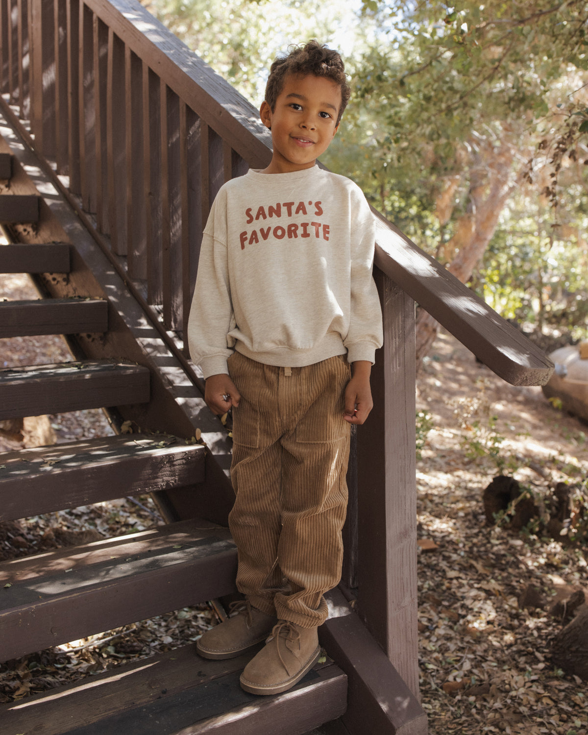 Relaxed Sweatshirt - Santa’s Favorite Parchment