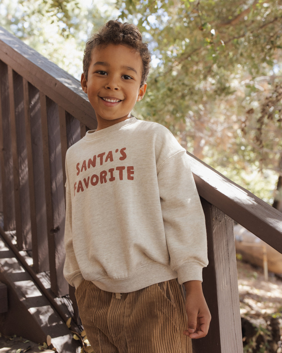 Relaxed Sweatshirt - Santa’s Favorite Parchment