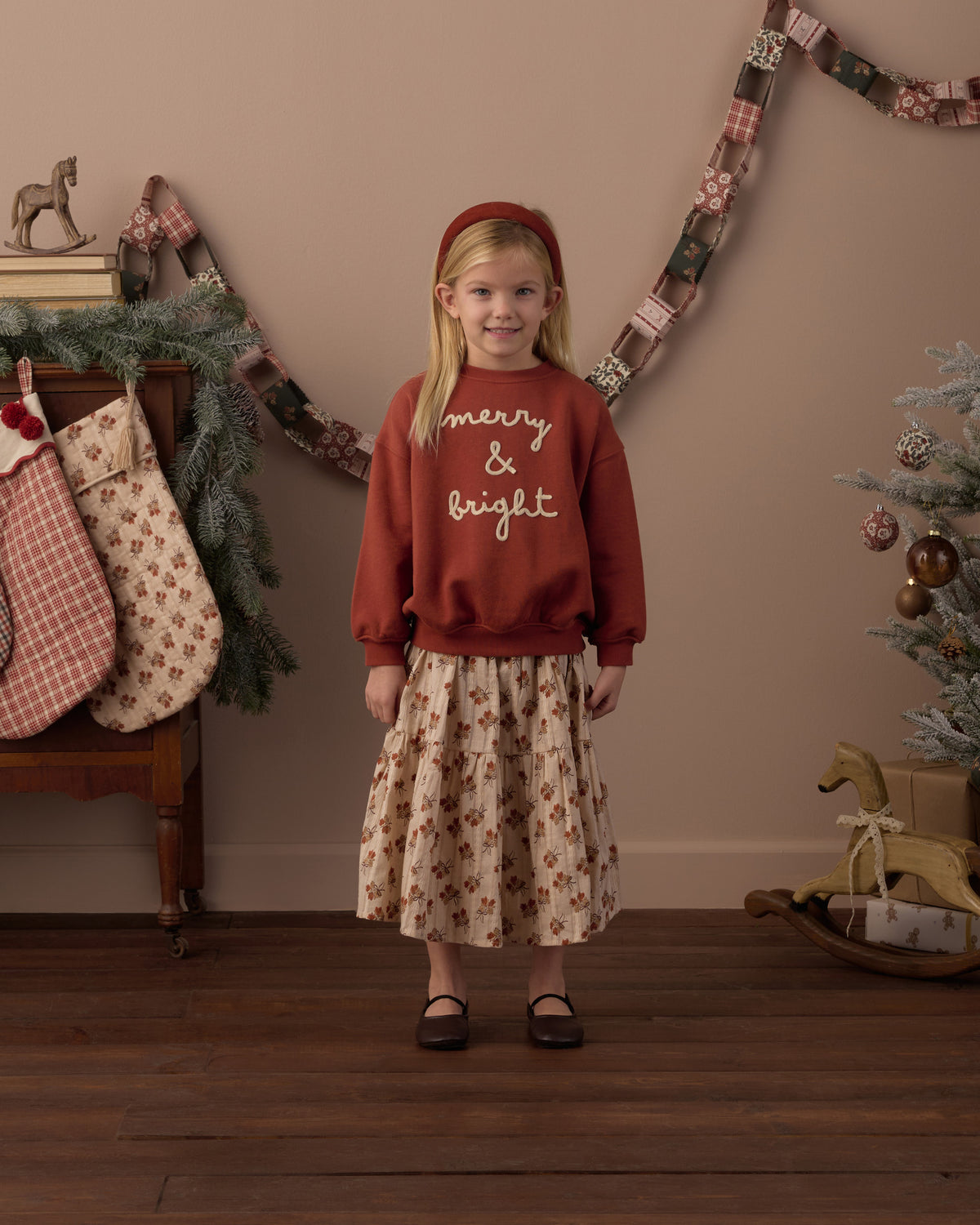 Relaxed Sweatshirt - Merry & Bright Ruby