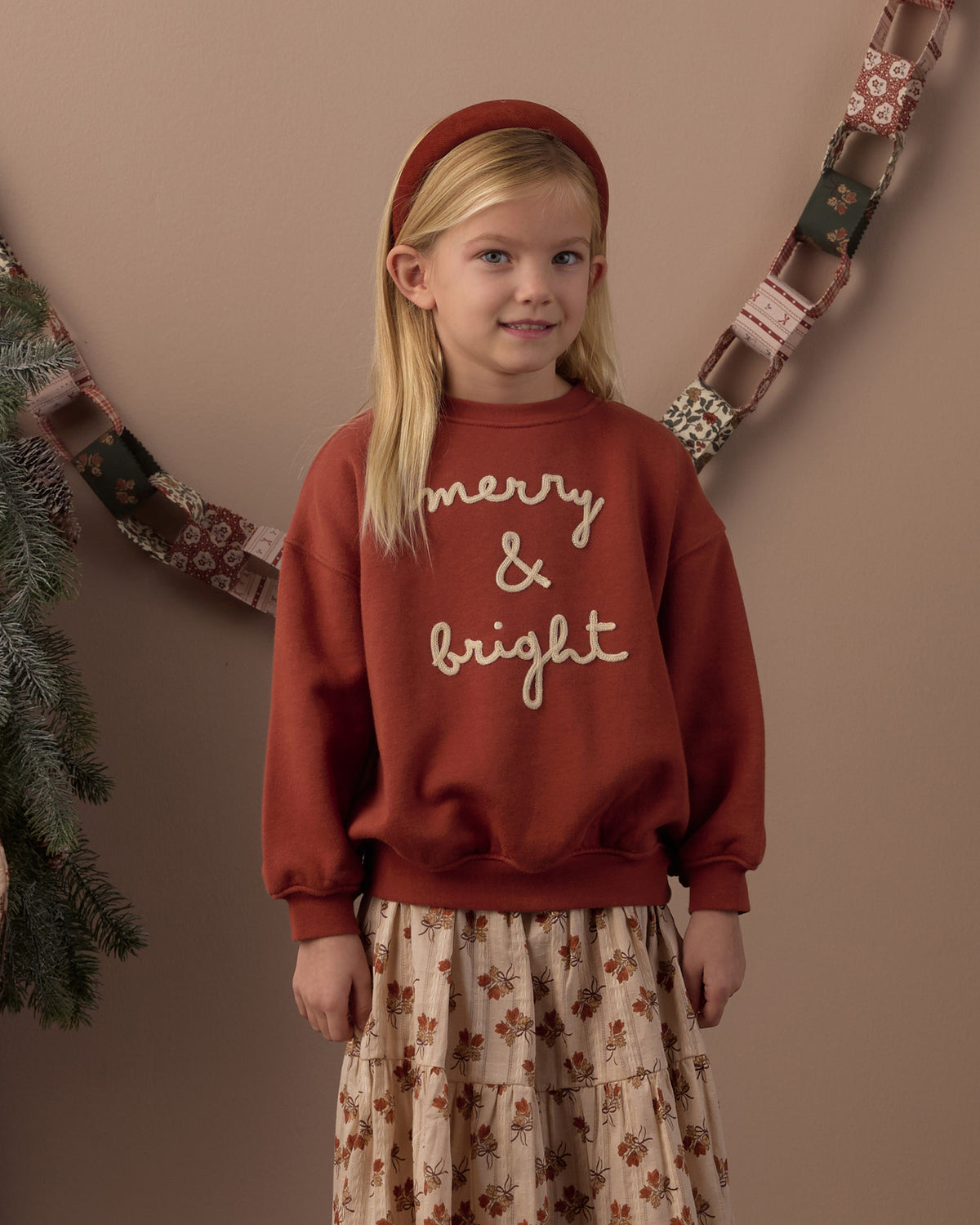 Relaxed Sweatshirt - Merry & Bright Ruby