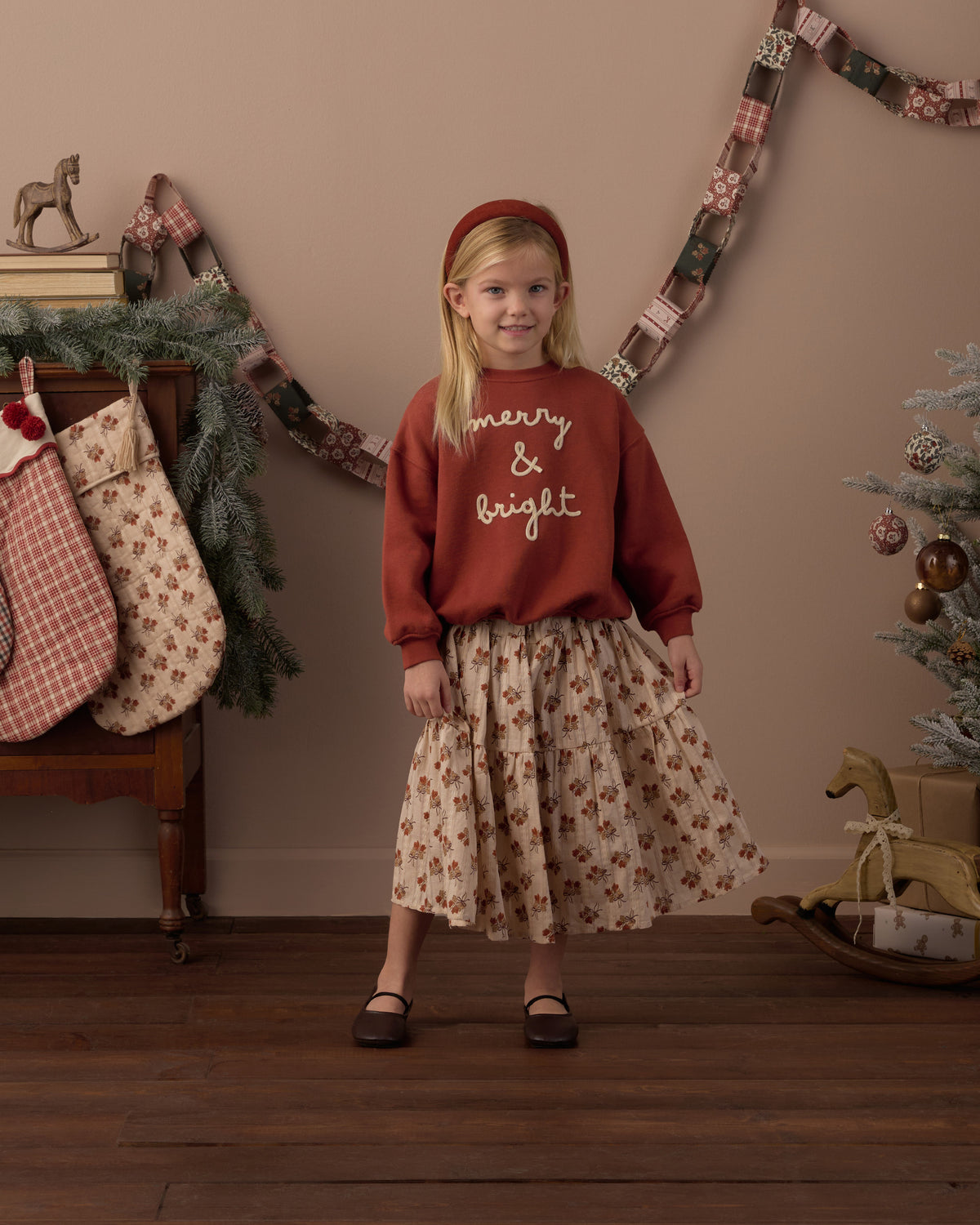 Relaxed Sweatshirt - Merry & Bright Ruby