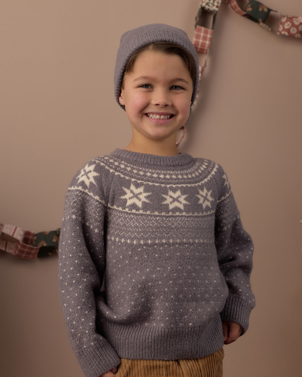 Fair Isle Sweater - Slate