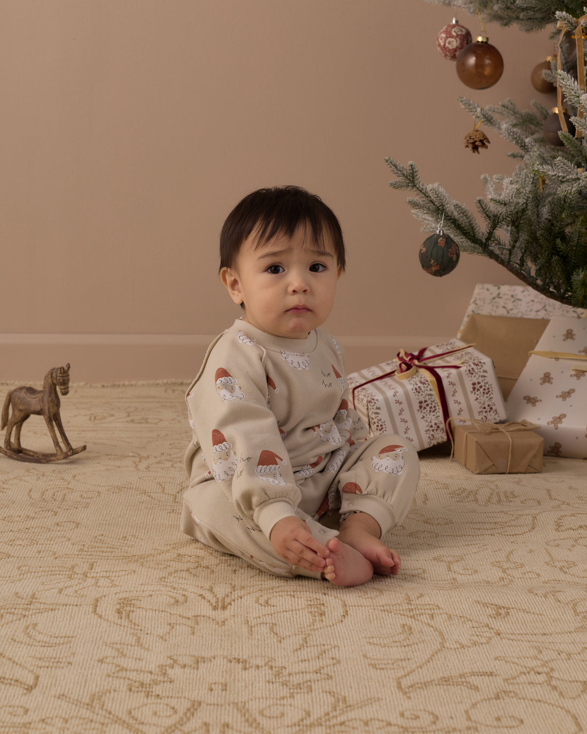 Raglan Jumpsuit - Santa Parchment