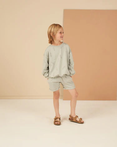 Relaxed Short || Seafoam