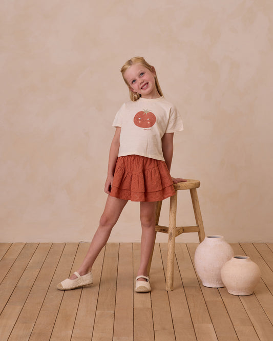 Boxy Tee || Tomato