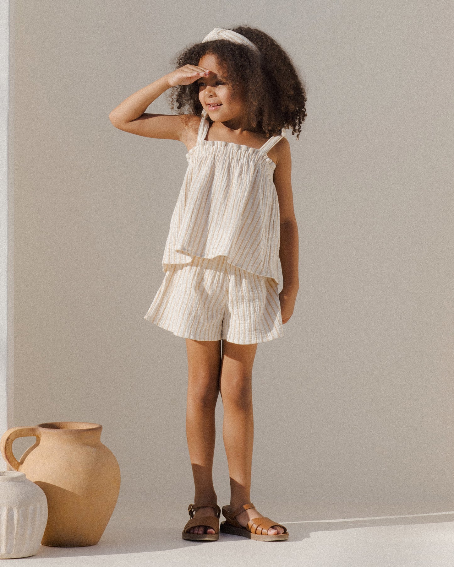 Remi Top || Marigold Stripe