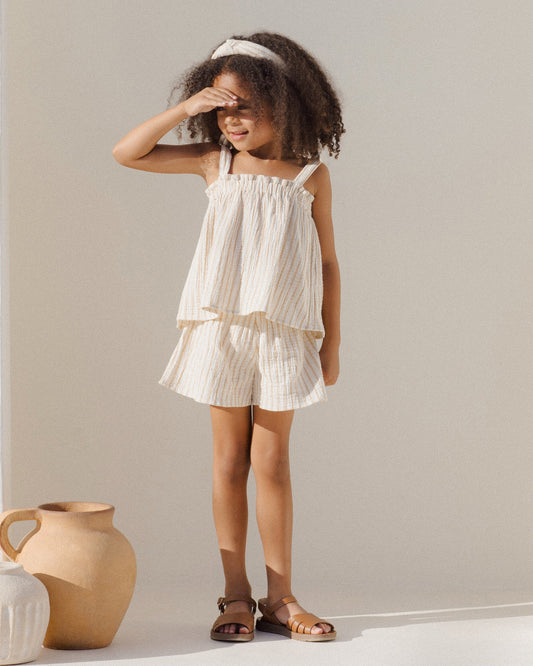 Remi Top || Marigold Stripe