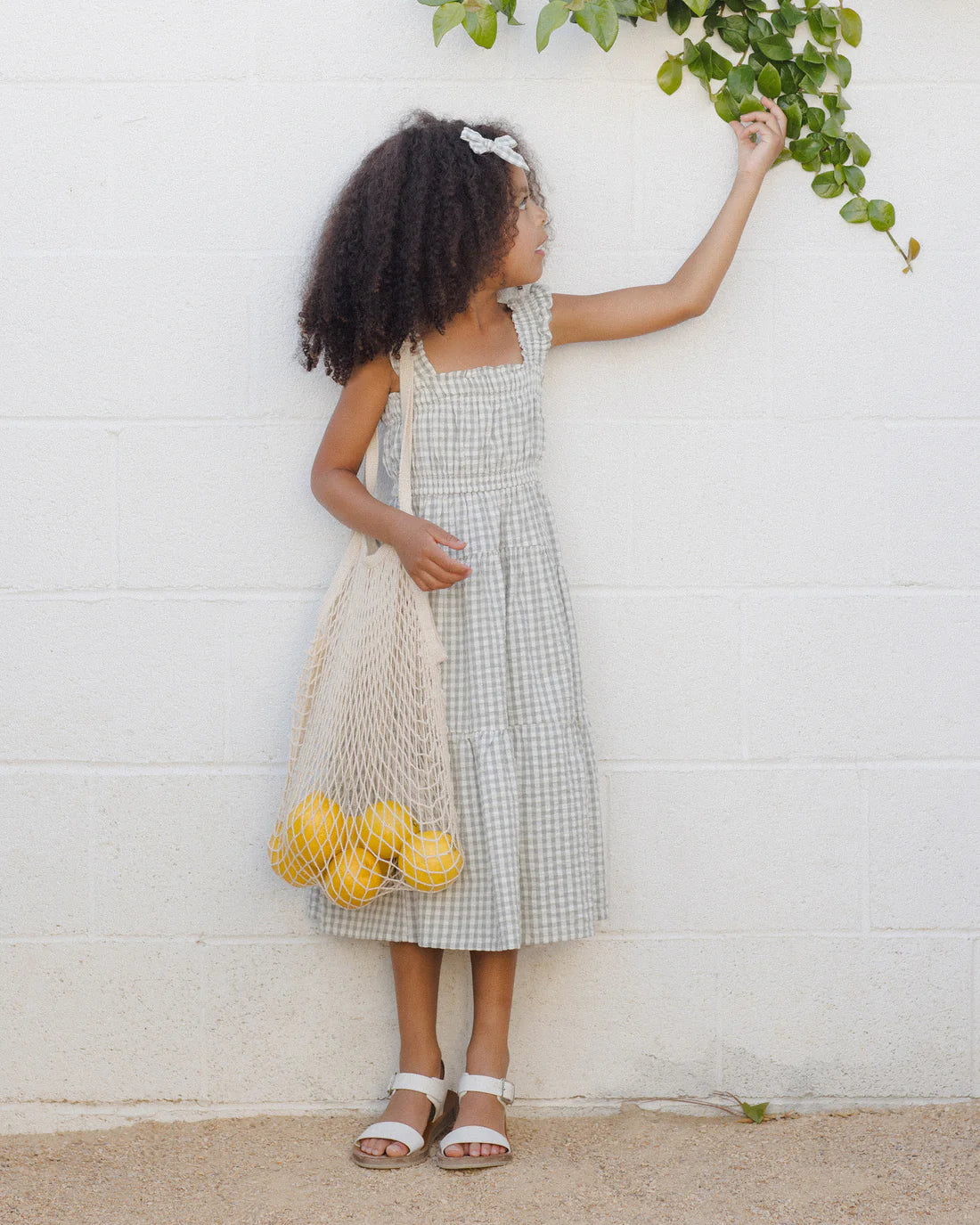 Josie Dress || Eucalyptus Gingham