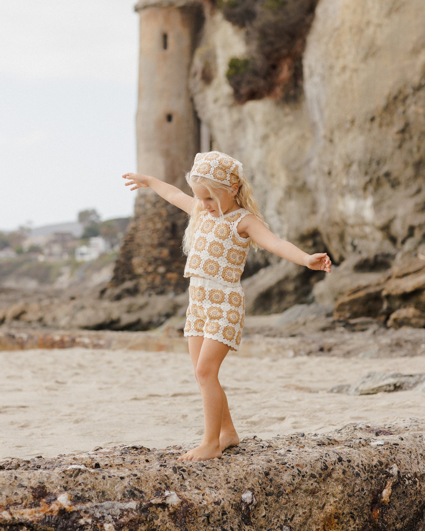 Crochet Tank Set || Marigold Daisy