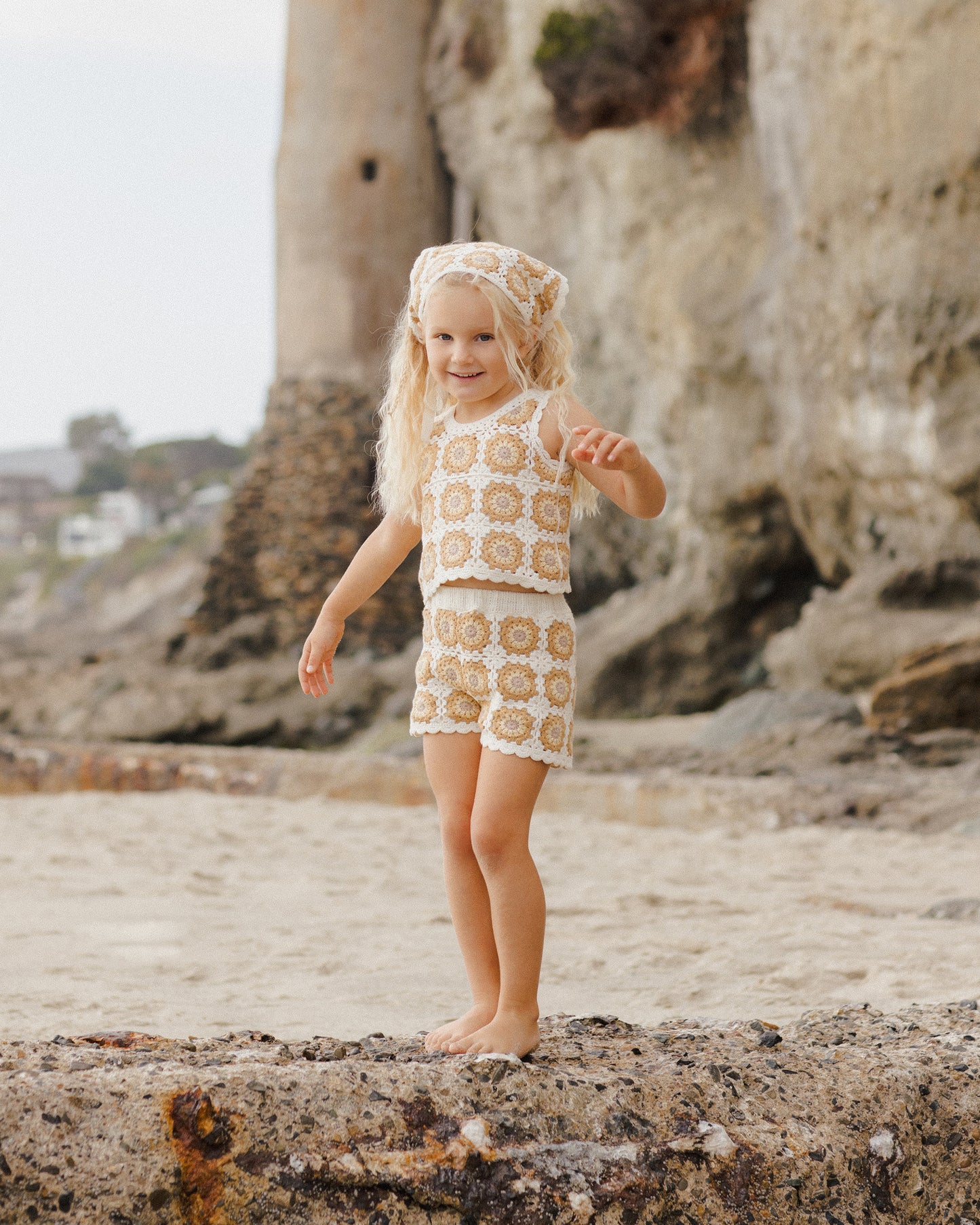 Crochet Tank Set || Marigold Daisy