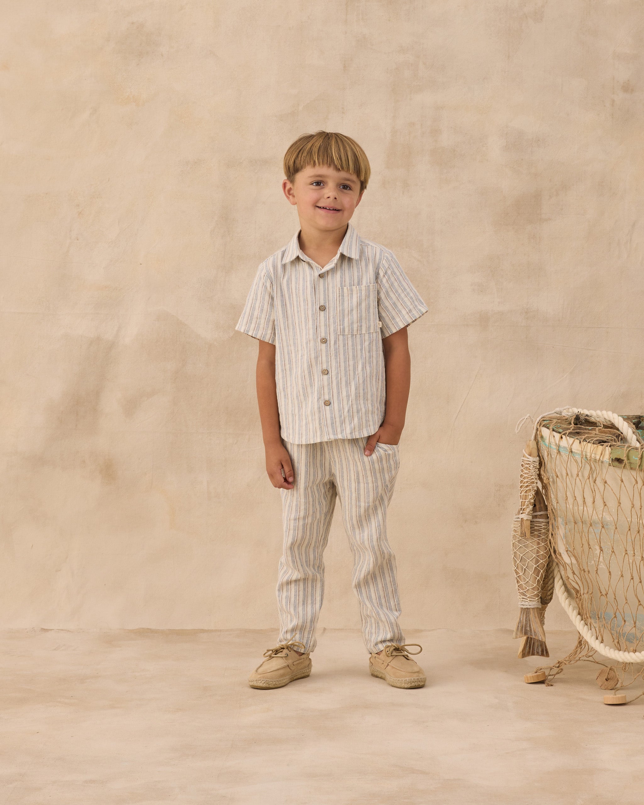 Ethan Trouser || Nautical Stripe