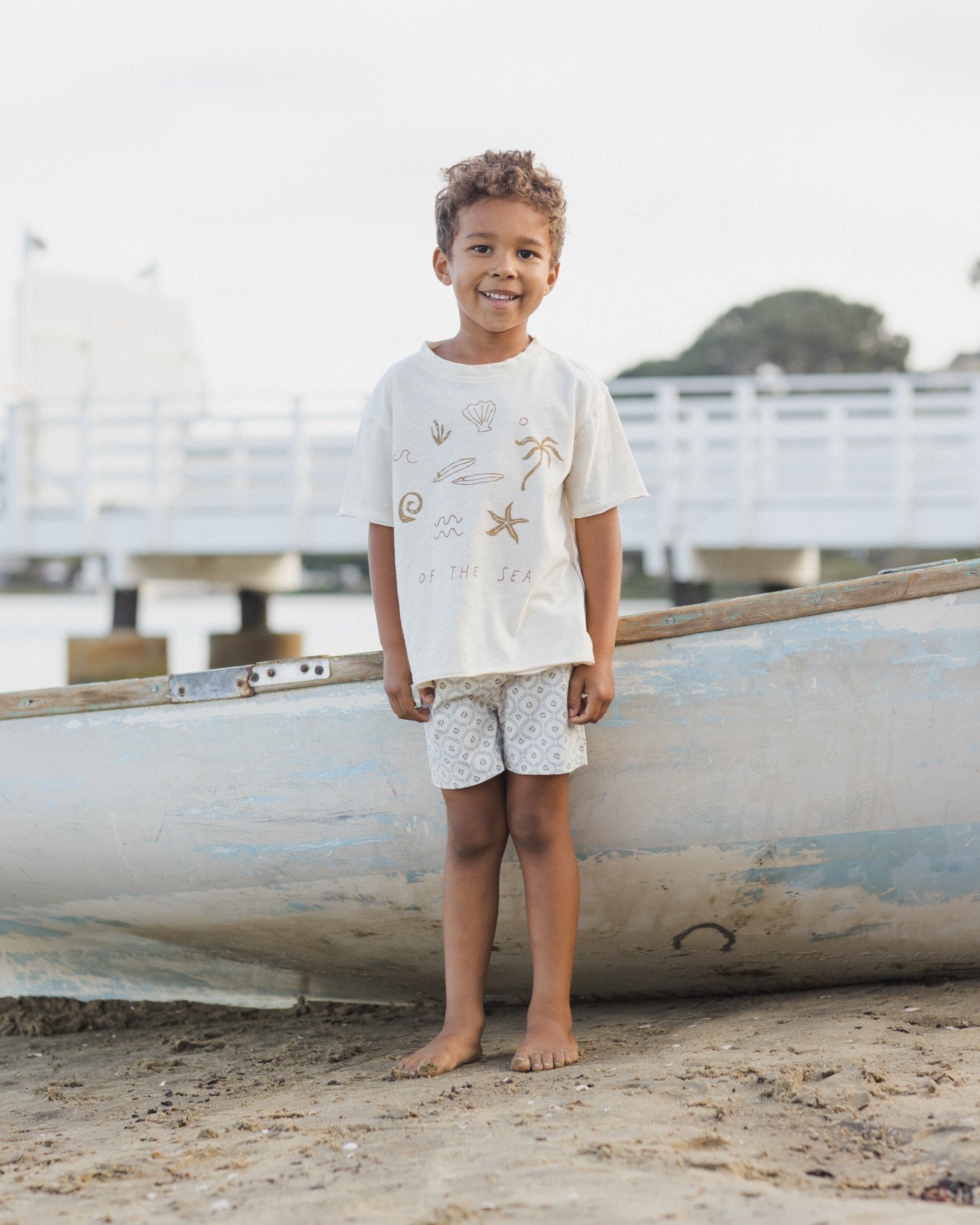 Raw Edge Tee || Of the Sea