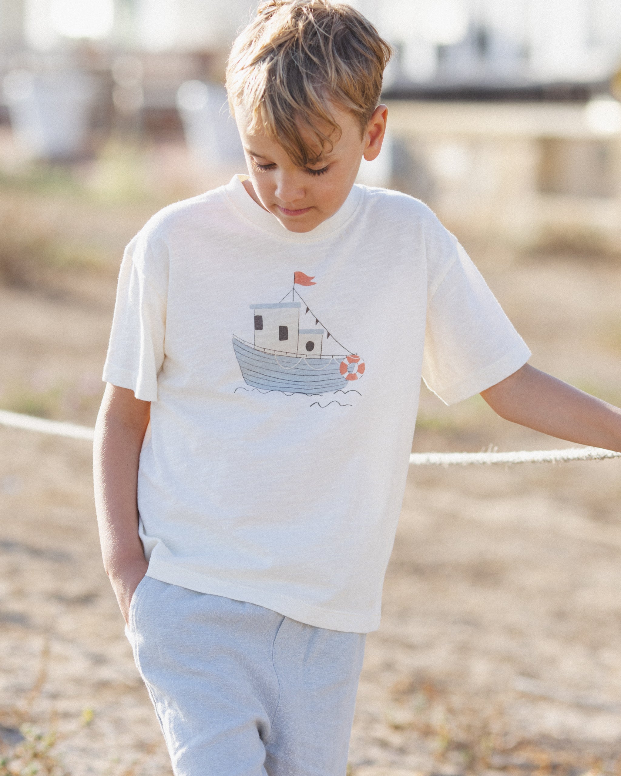 Relaxed Tee || Tug Boat
