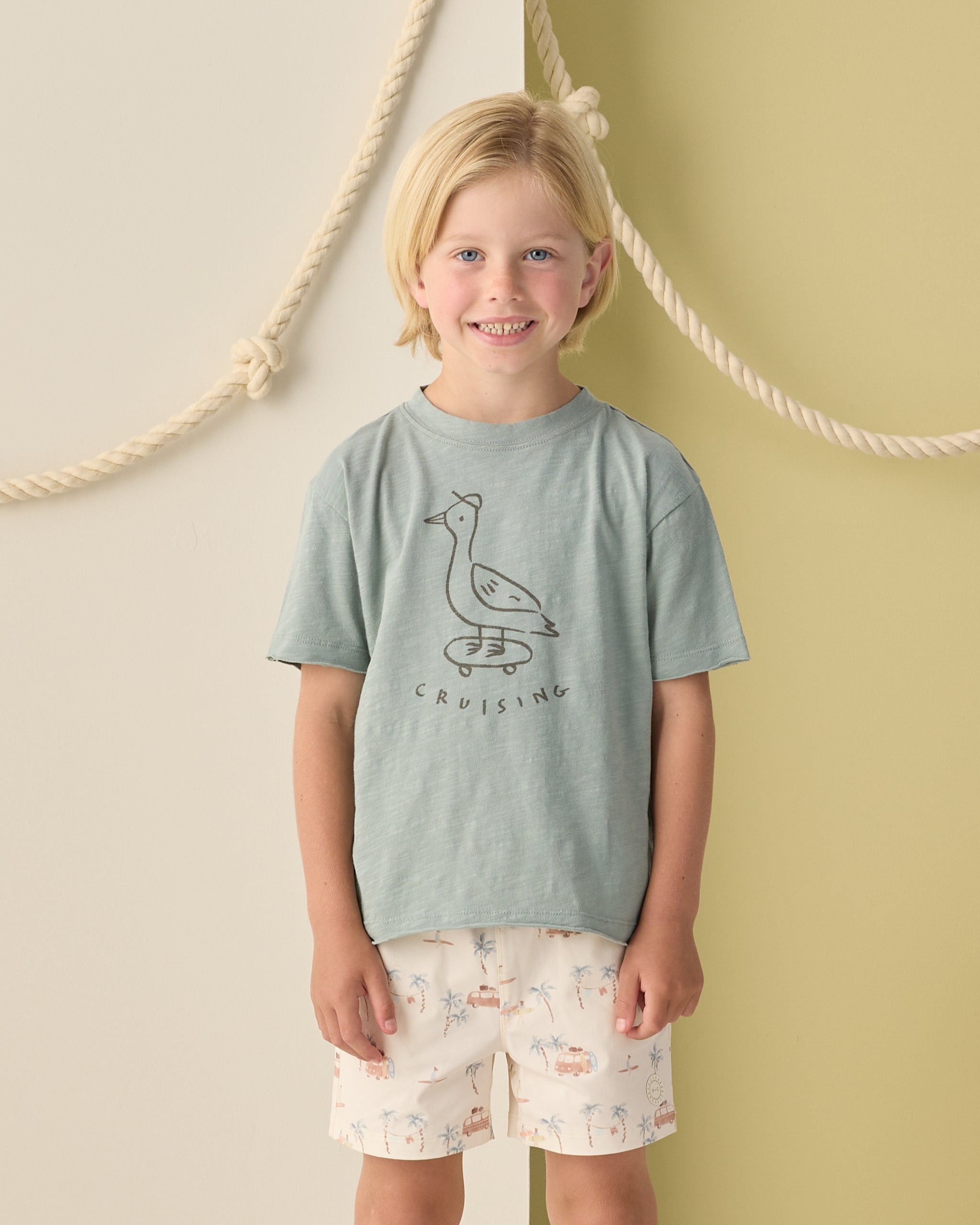 Raw Edge Tee || Cruising