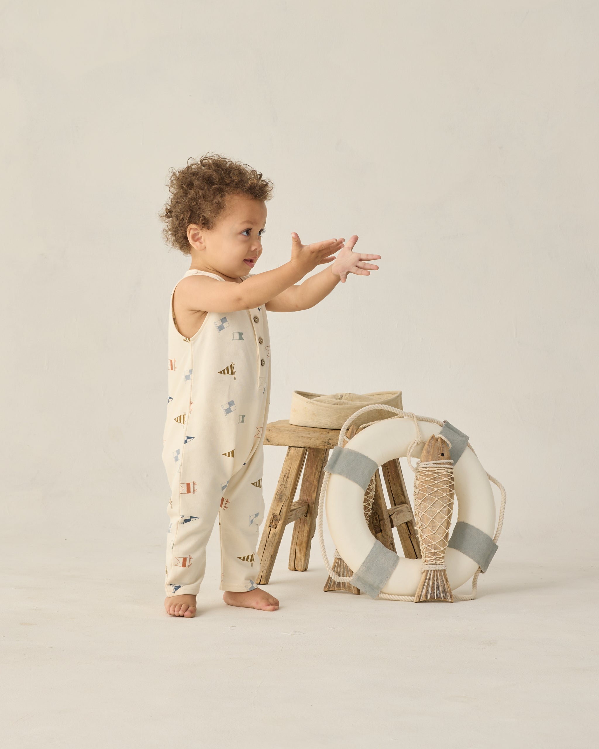 Terry Jumpsuit || Flags