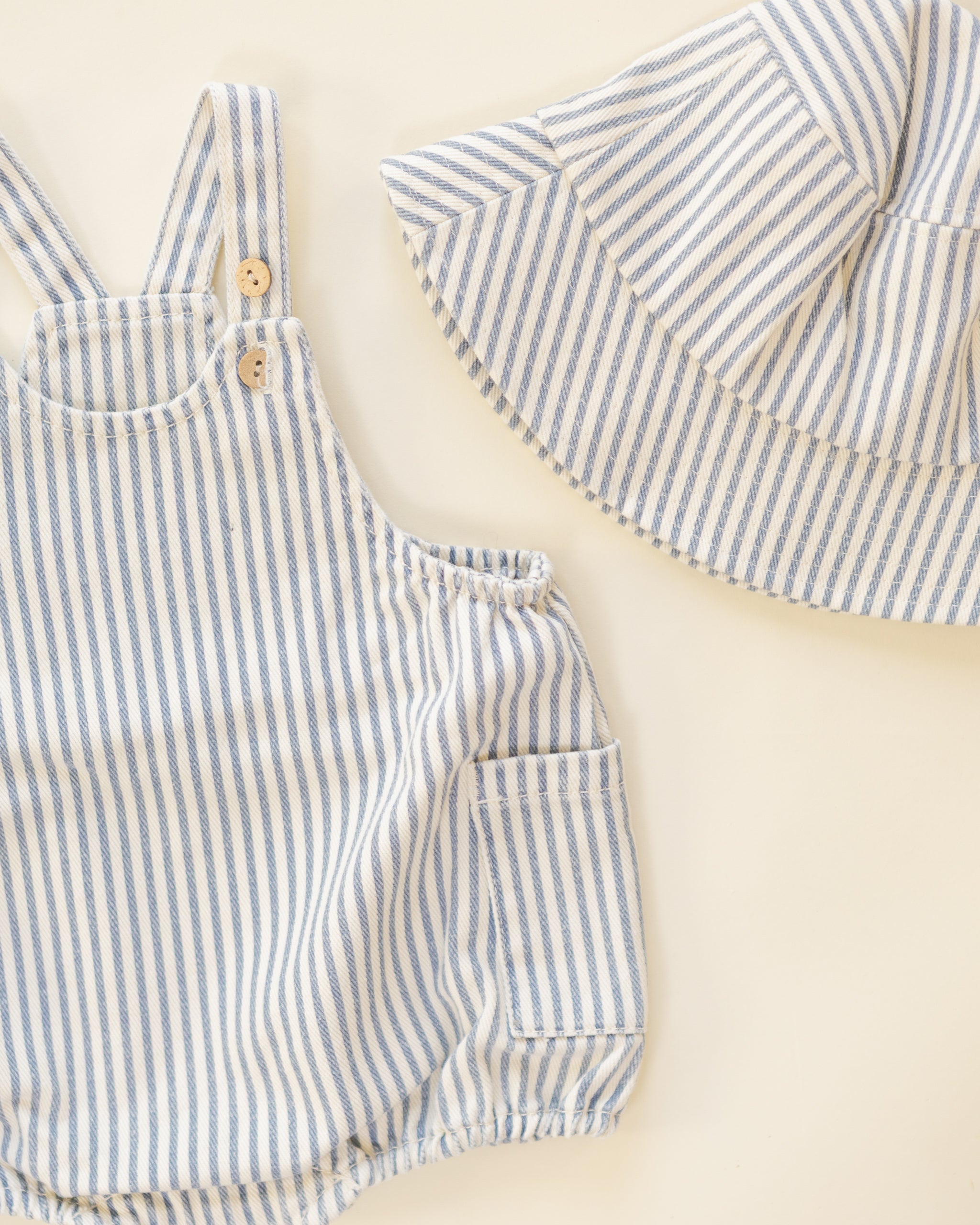 Lou Romper || Railroad Stripe