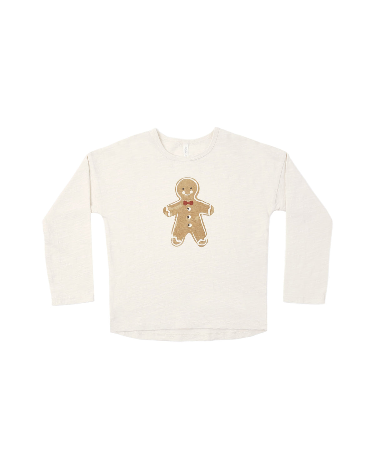 Long Sleeve Tee - Gingerbread Man Natural