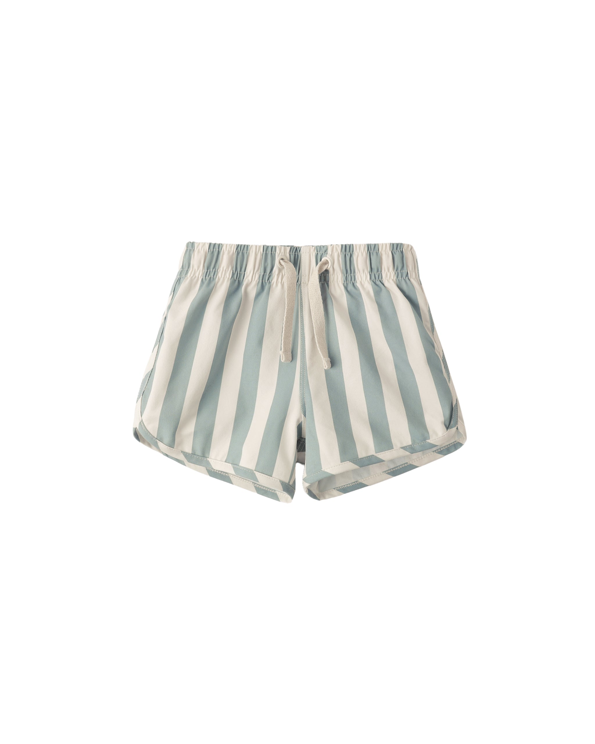 Swim Trunk || Green Stripe