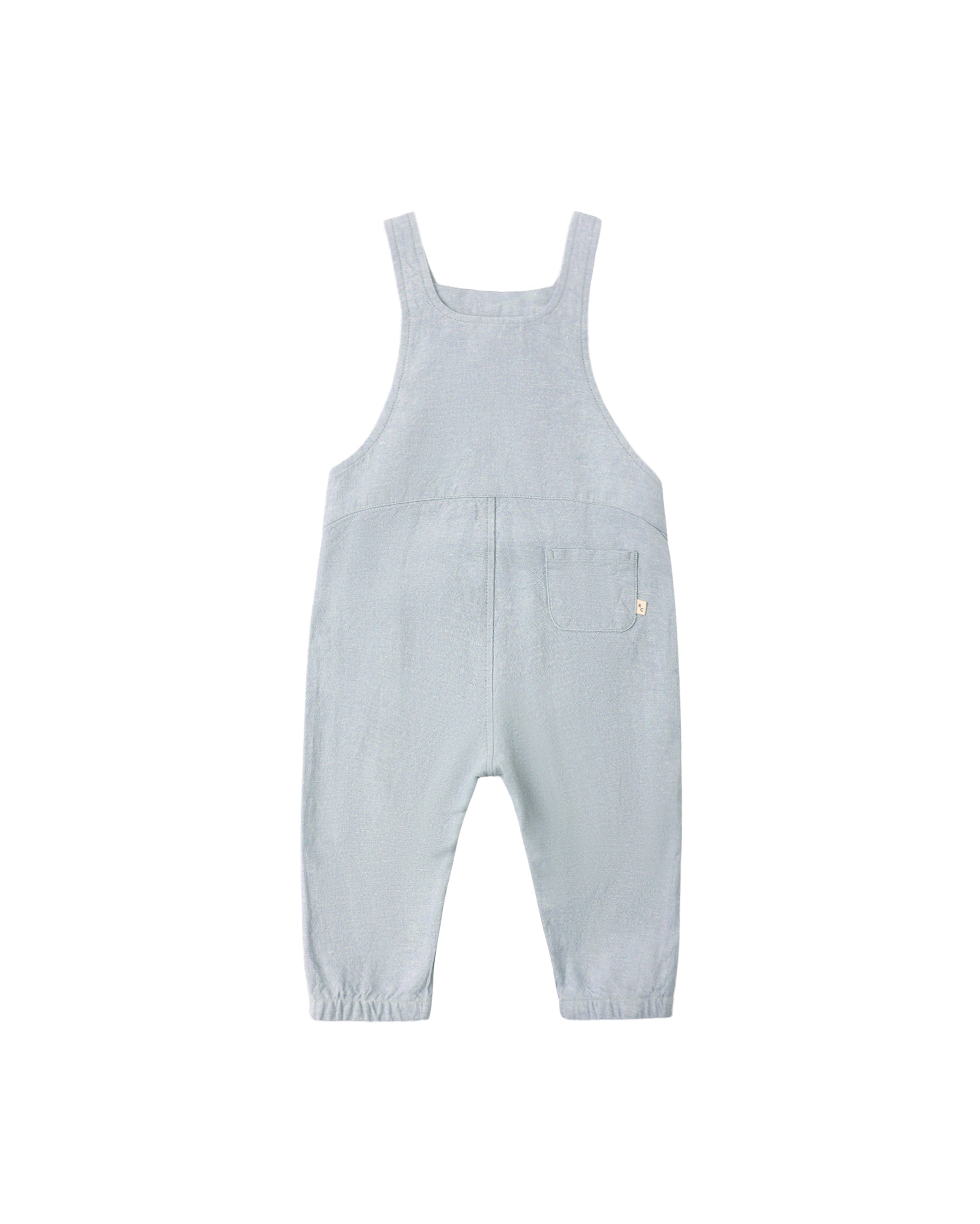 Baby Overall || Heathered Light Blue