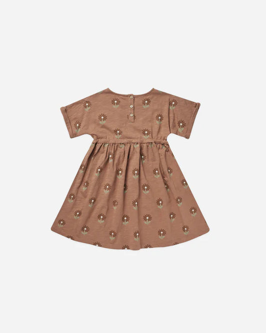 KAT T-SHIRT DRESS || SUNFLOWER