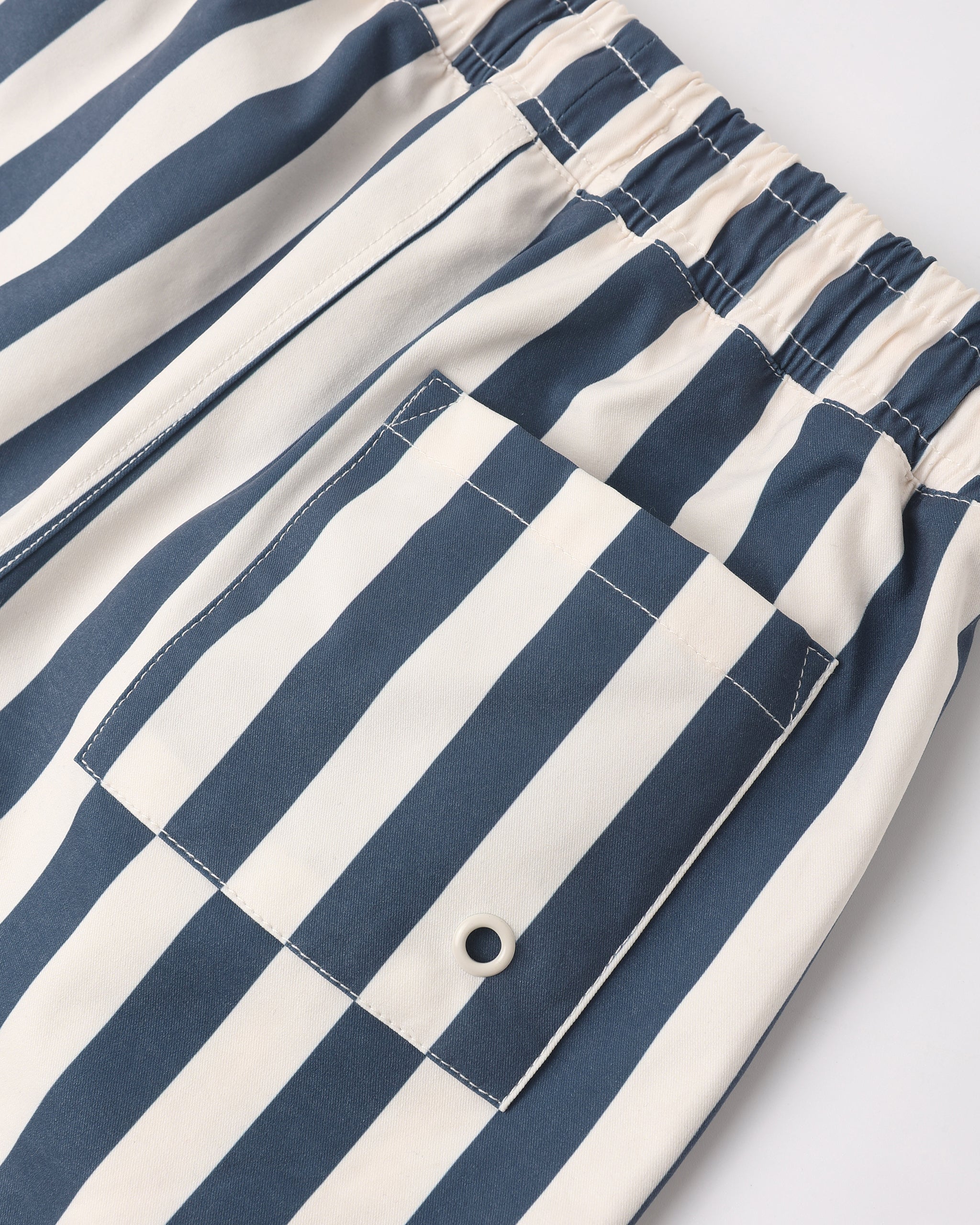 Boardshort || Navy Stripe