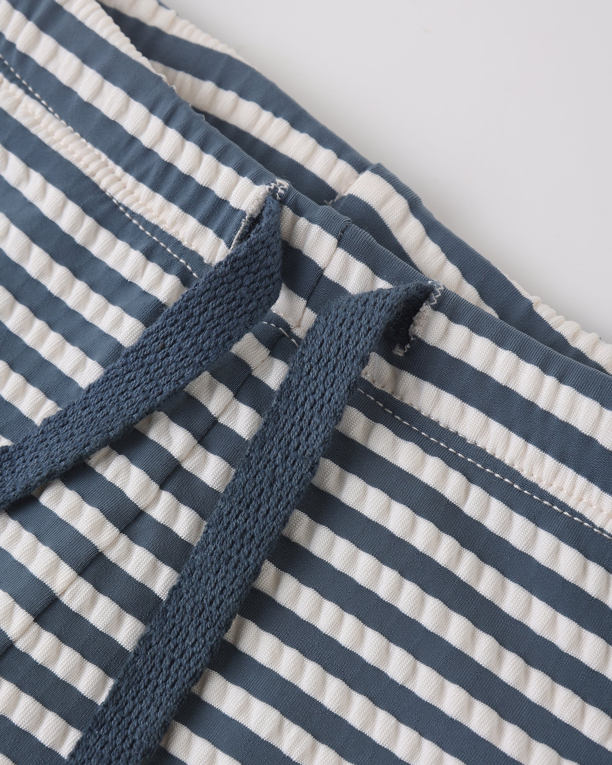 Boys Rashguard Set || Navy Stripe