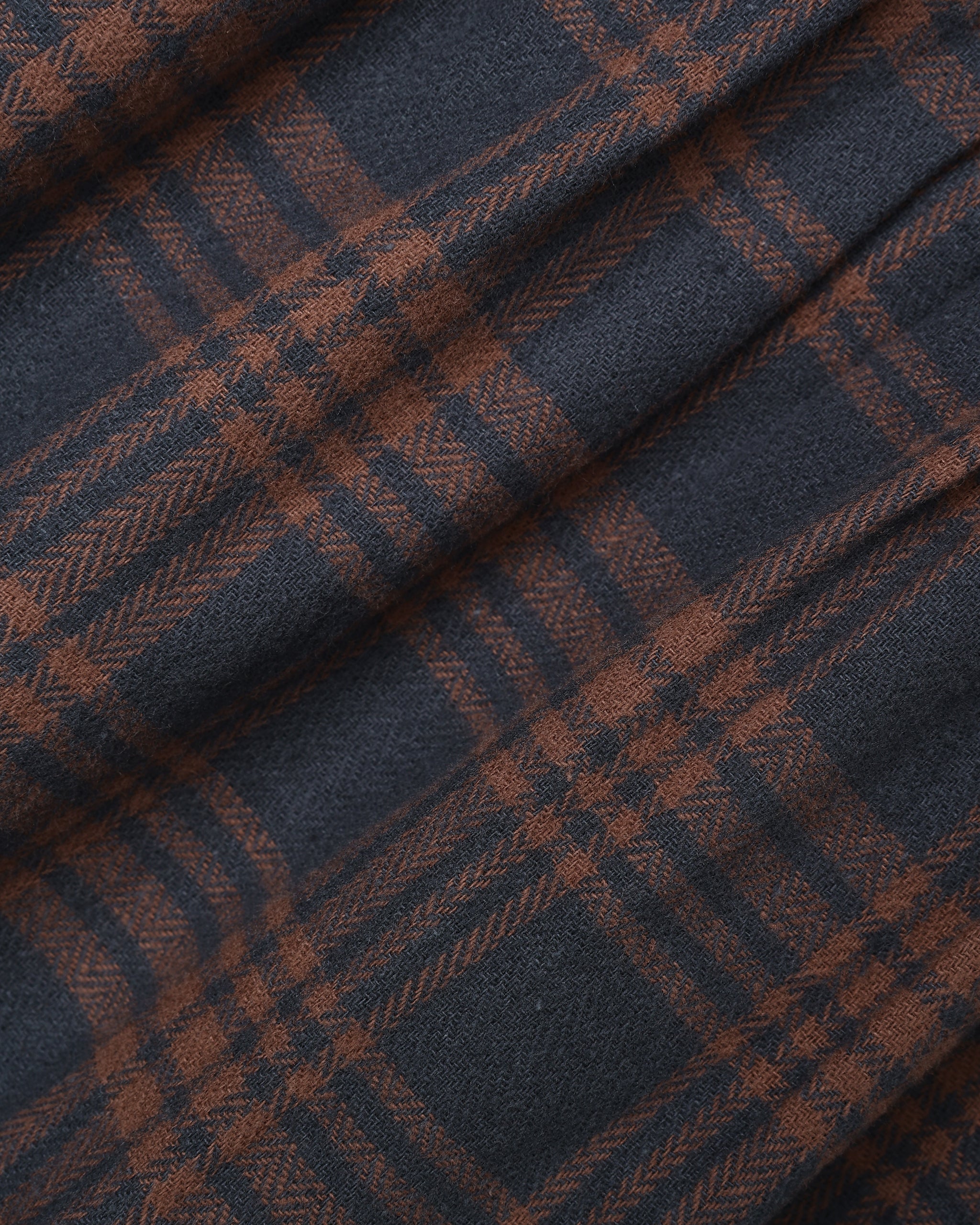 Tiered Midi Skirt - Midnight Plaid