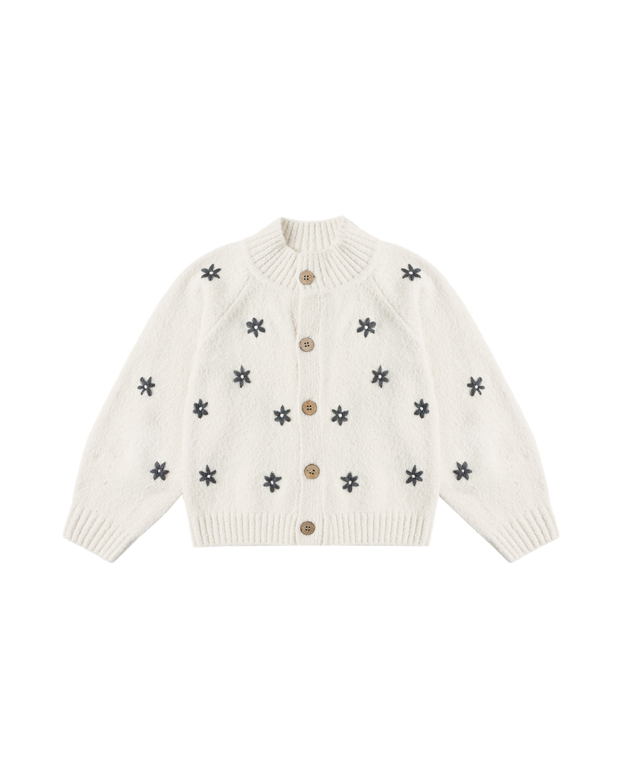 Tulip Cardigan Midnight Daisy - Natural
