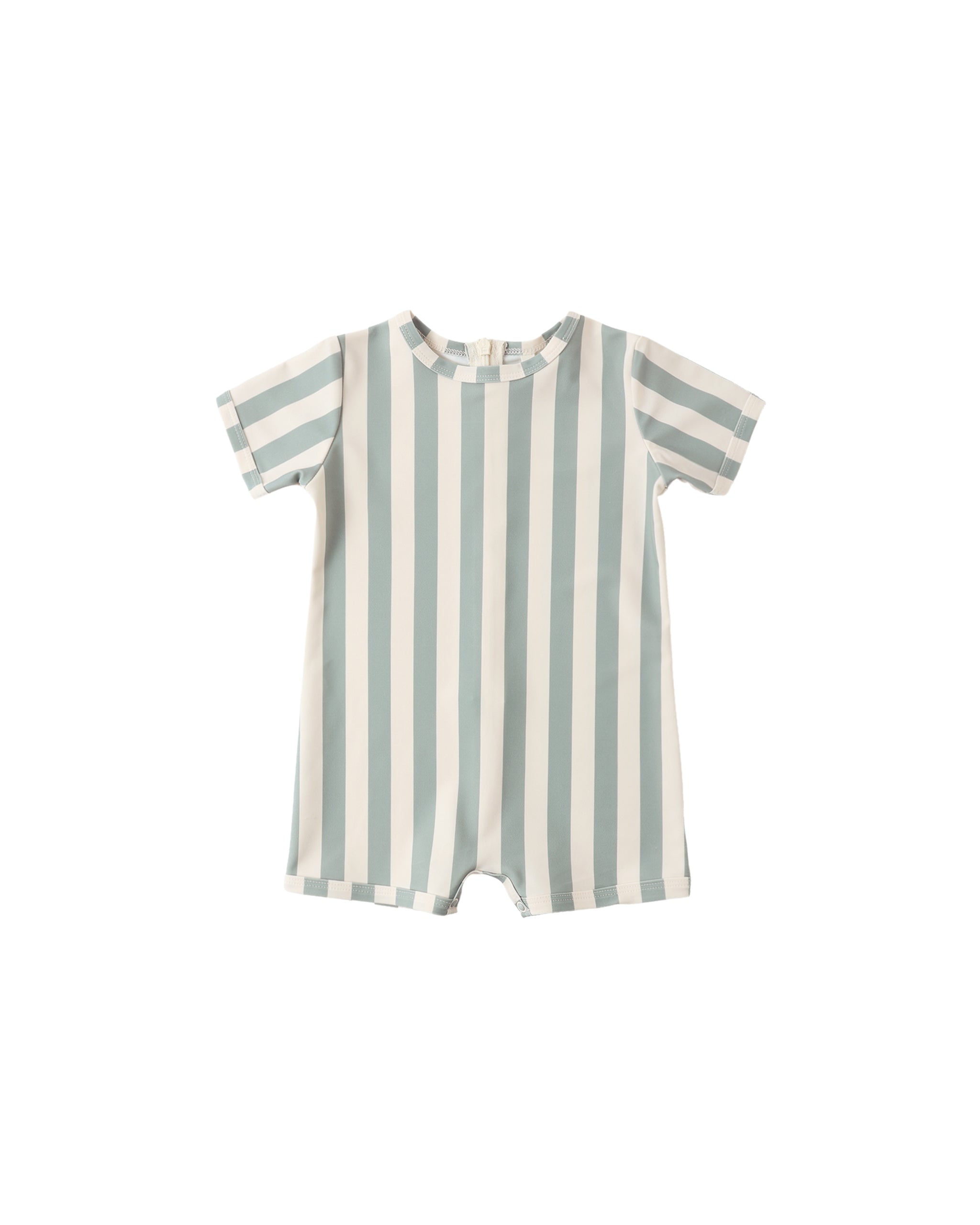 Shorty One-Piece || Green Stripe
