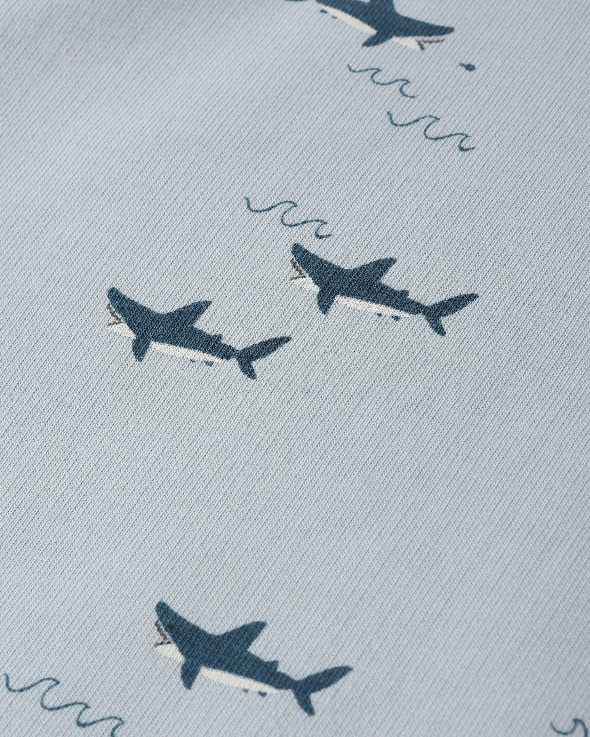 Sweatshirt and Sweatpant Set || Sharks - Light Blue