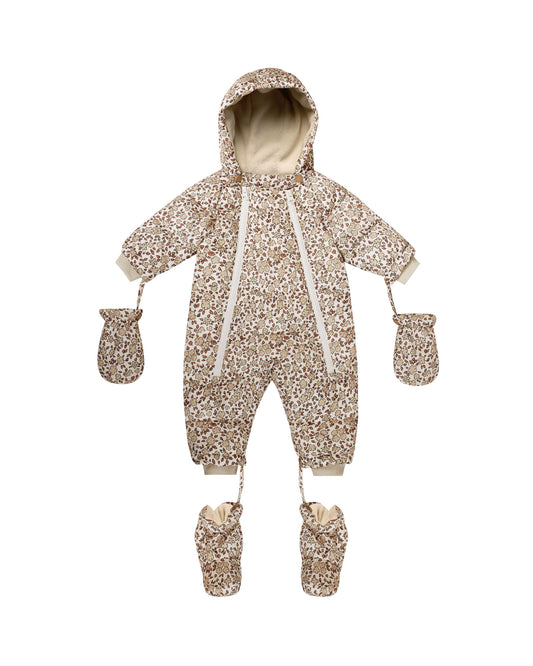 SNOW PUFFER SUIT || HARVEST FLORAL