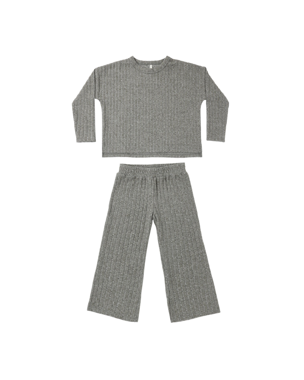 Cozy Rib Knit Set - Evergreen