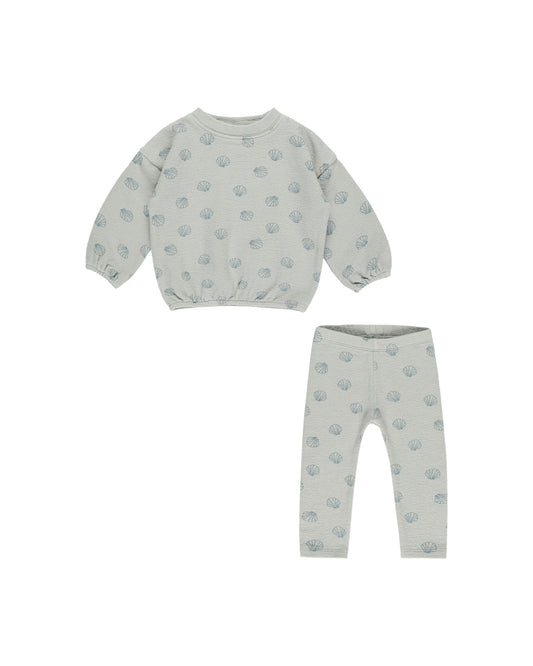 Spongey Knit Set || Seashells