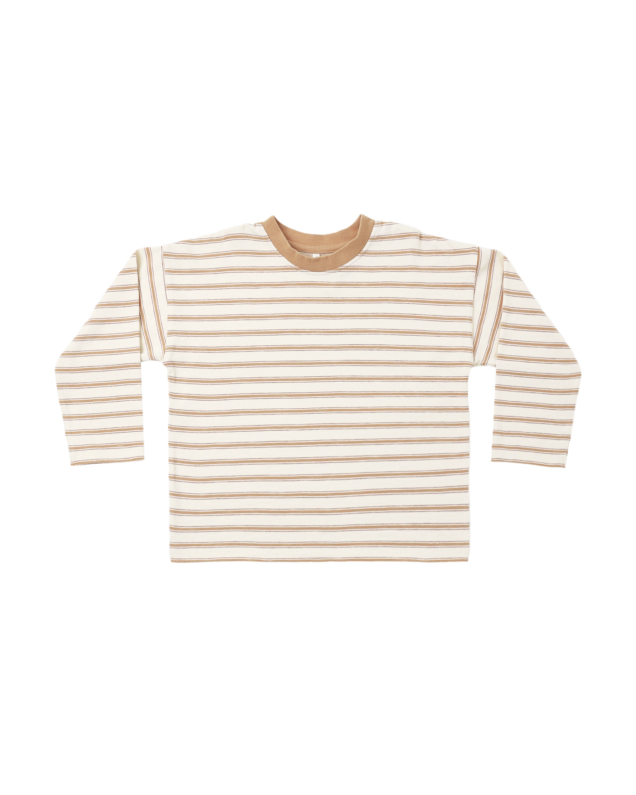 Camden Long Sleeve Tee - Fawn Stripe