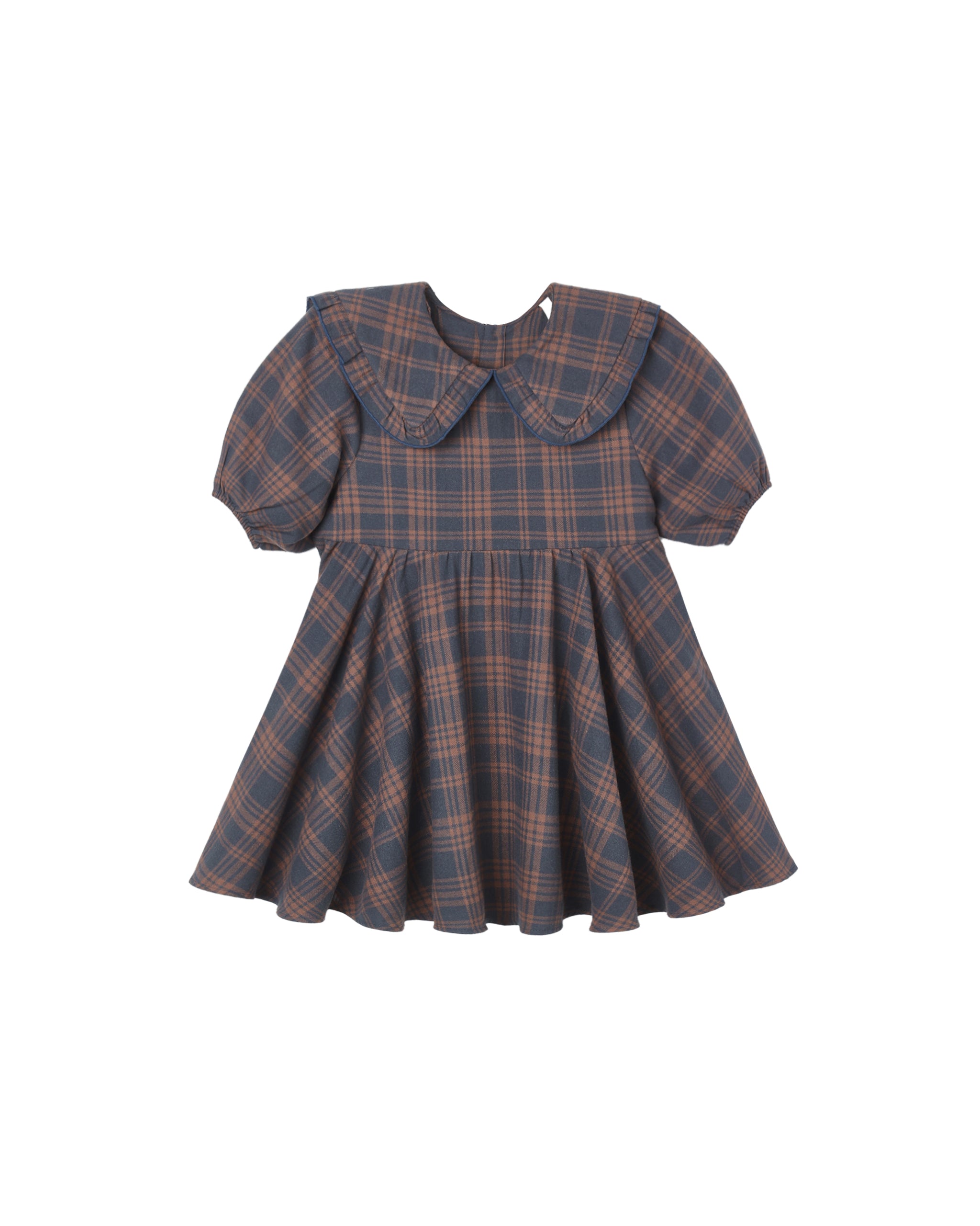 Camille Dress - Midnight Plaid