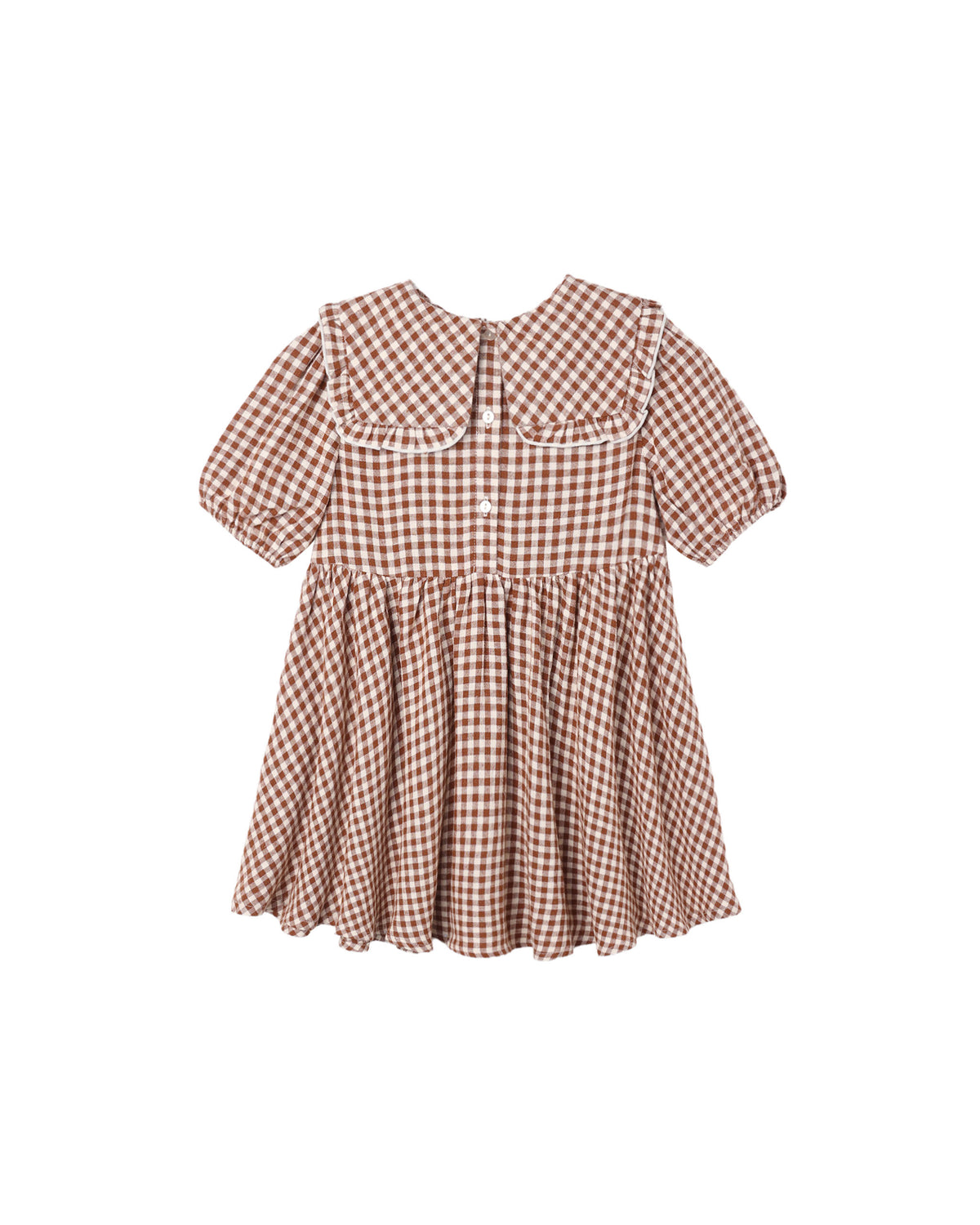 Camille Dress - Brick Check