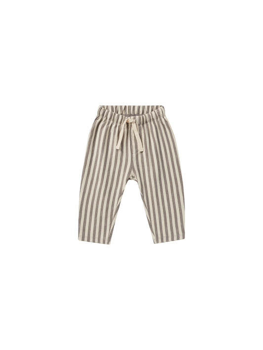 RORY PANT || CHARCOAL STRIPE