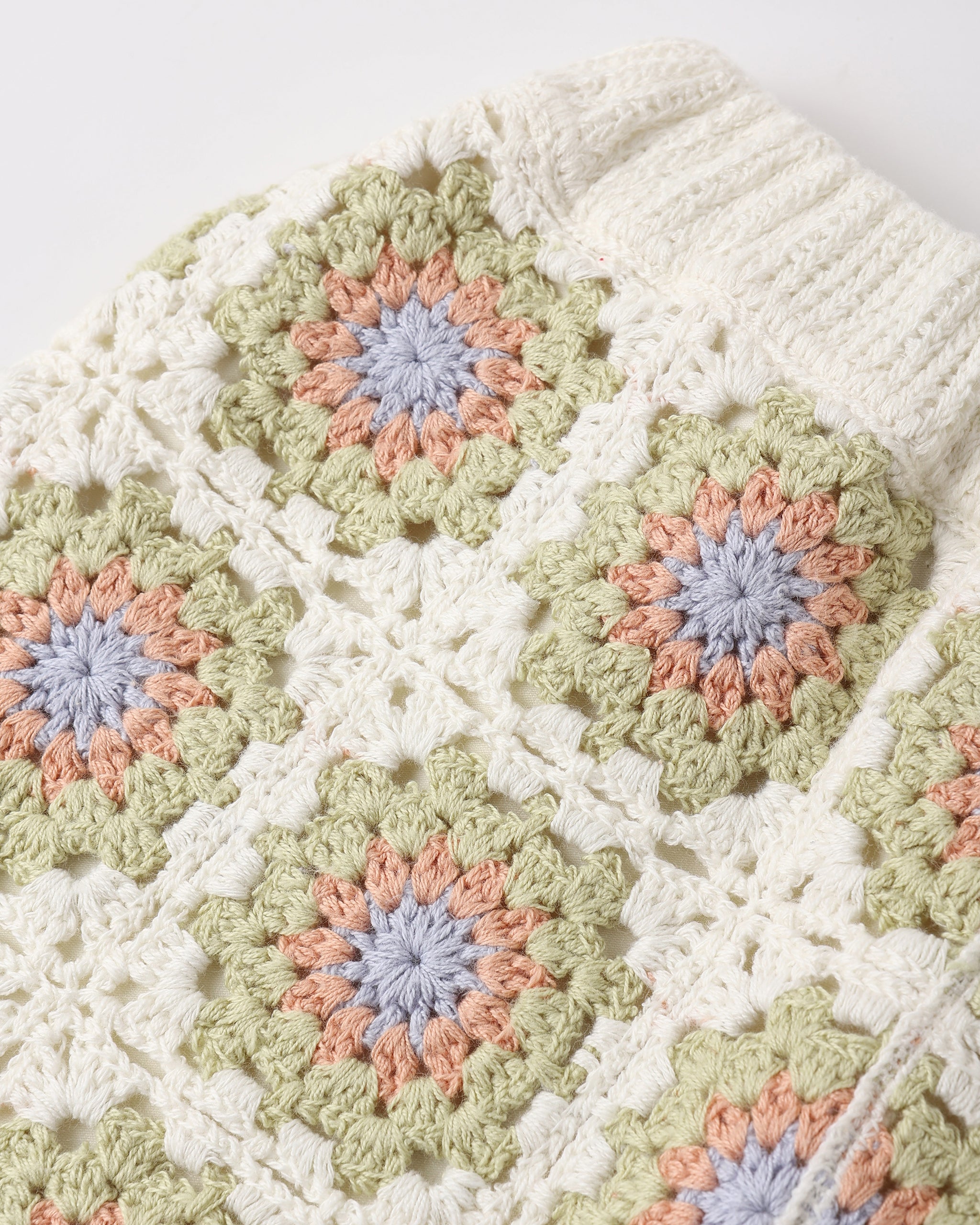 Crochet Tank Set || Citron Daisy Check
